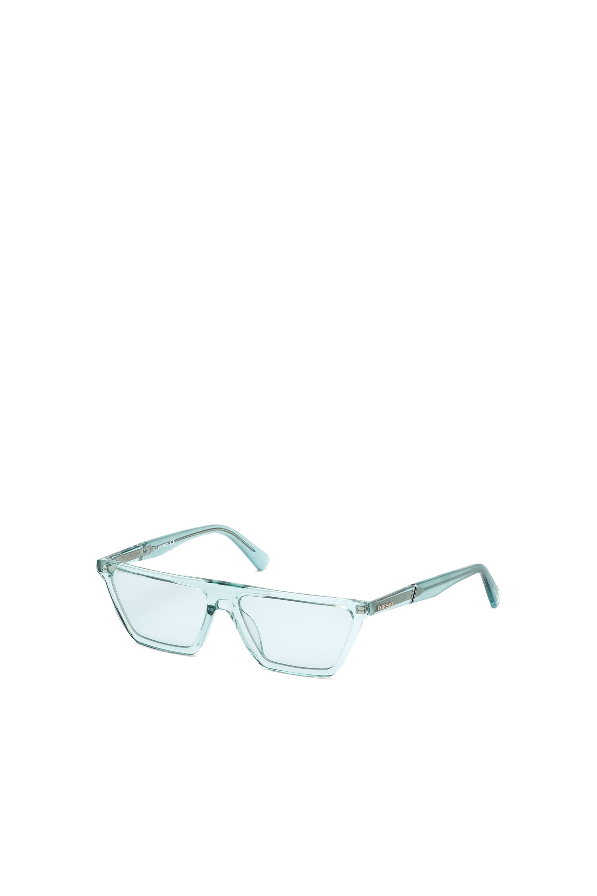 Diesel - DL0304, Unisex's Sunglasses in acetate in Azure - 2