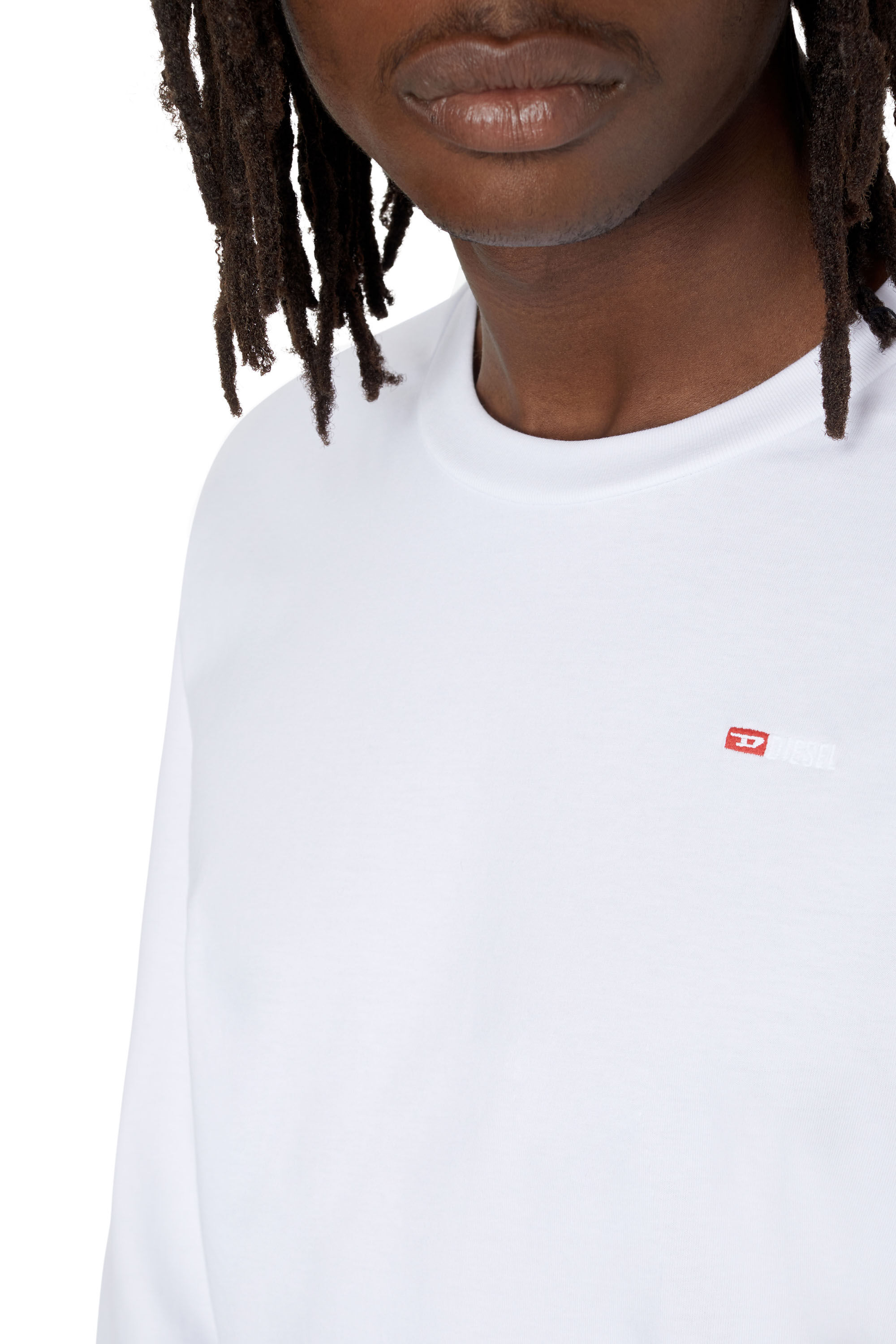 T-DIEGOR-LS-MICRODIV Man: Long-sleeve T-shirt with micro