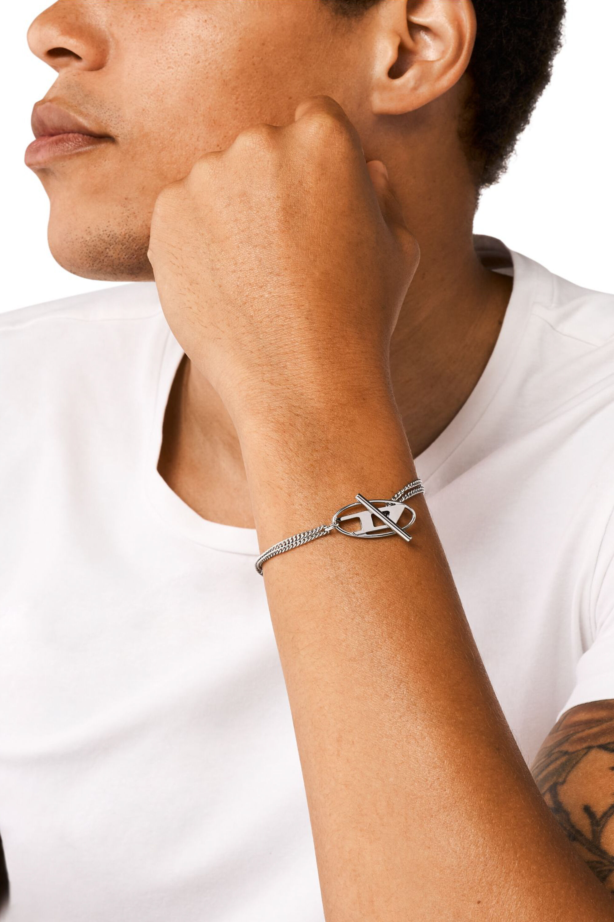 Women's Stainless Steel Chain Bracelet | Silver | Diesel