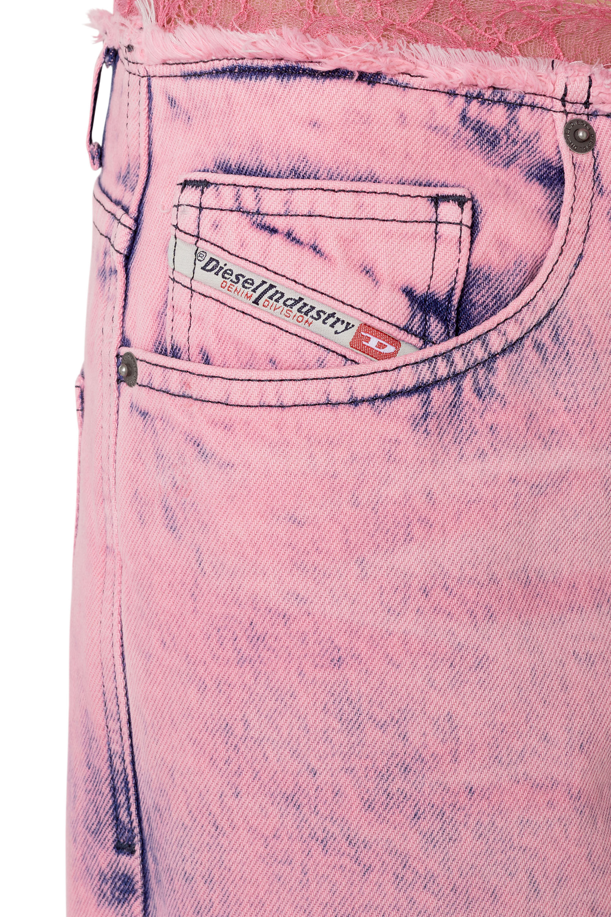 Diesel - 1996 D-SIRE 09F93 Straight Jeans, Pink - Image 4
