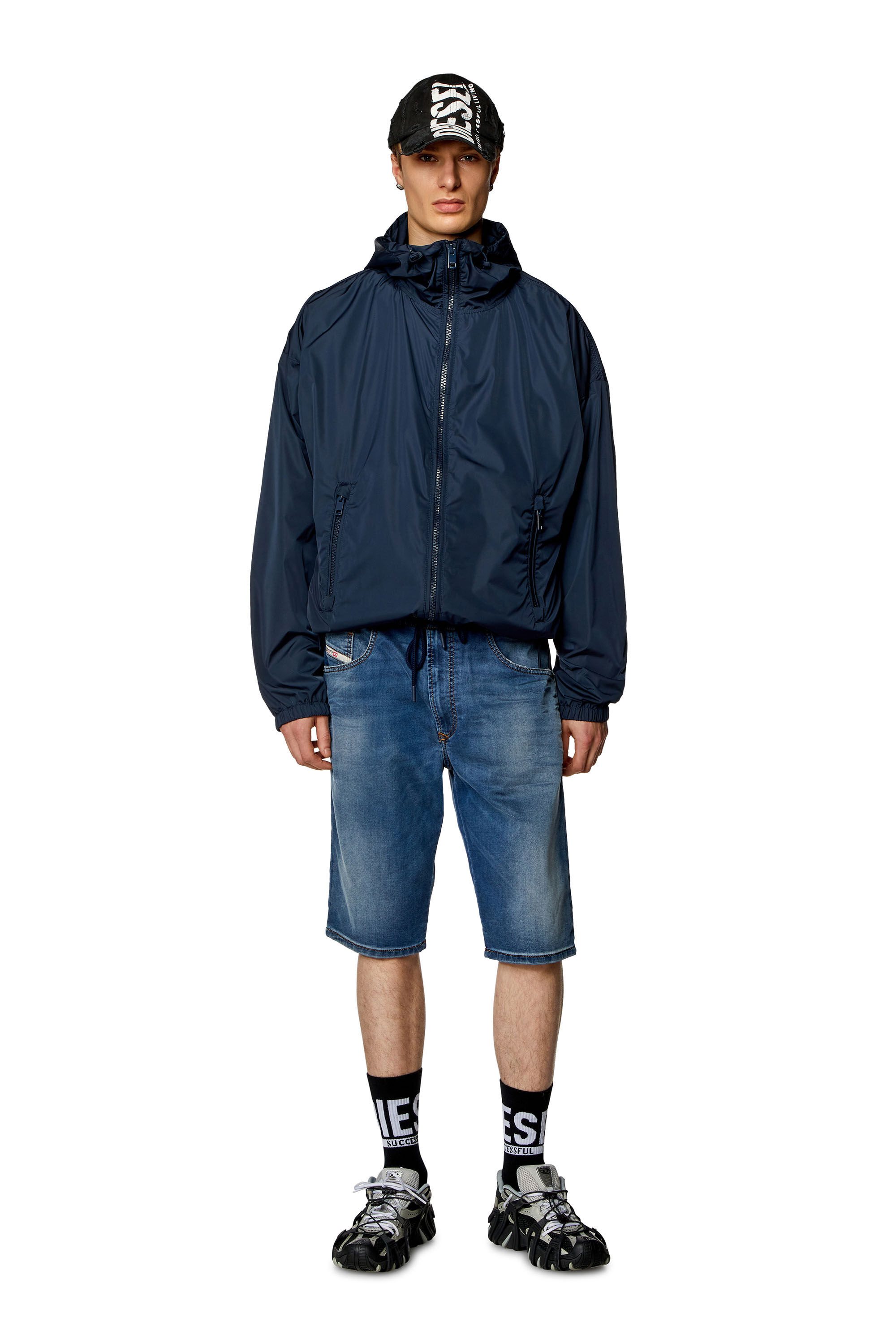 Men s Chino shorts in JoggJeans Blue Diesel