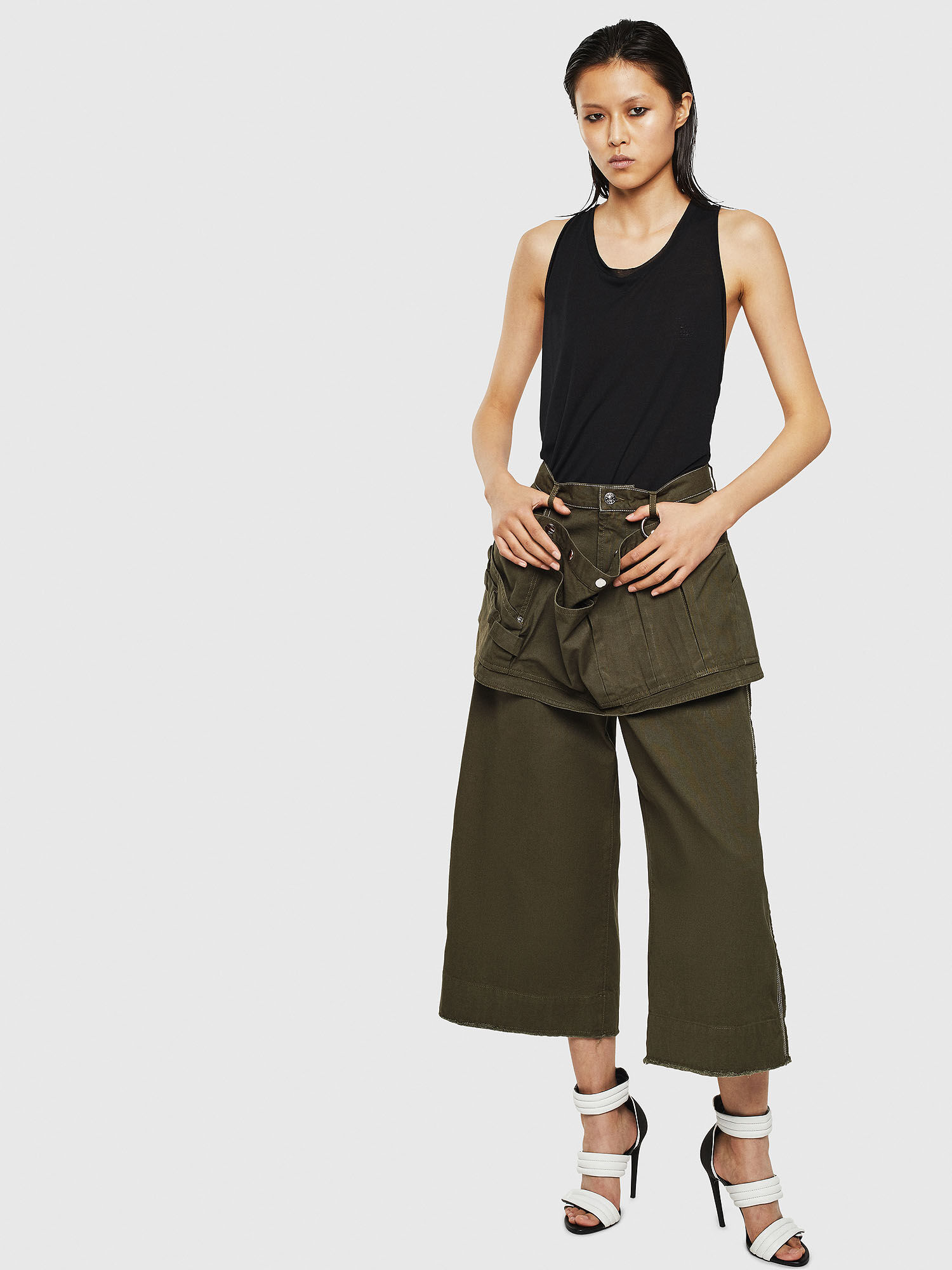 DIESEL P-Chiku Wide leg pants | camillevieraservices.com