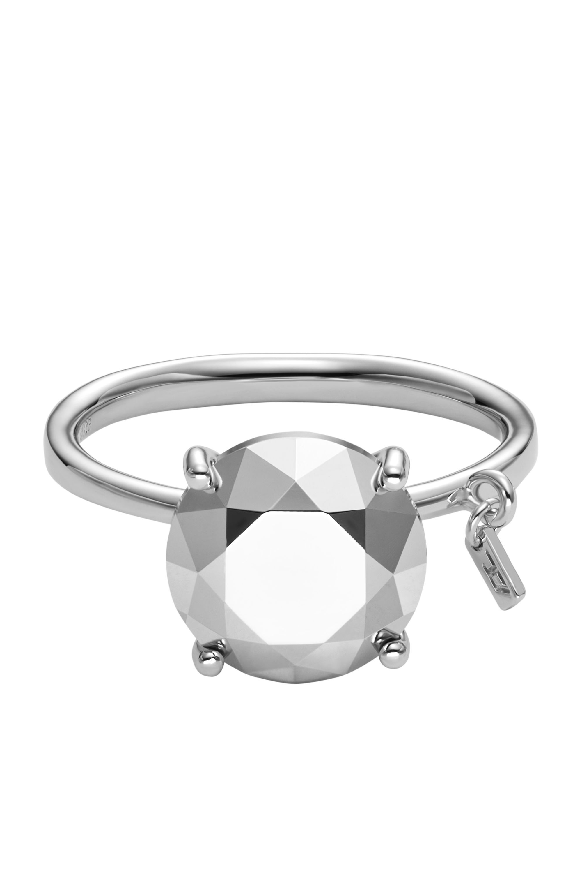 アクセサリー Diamond Cut Sterling Silver Ring Women's Diamond Cut Sterling Silver Ring | Silver | Diesel