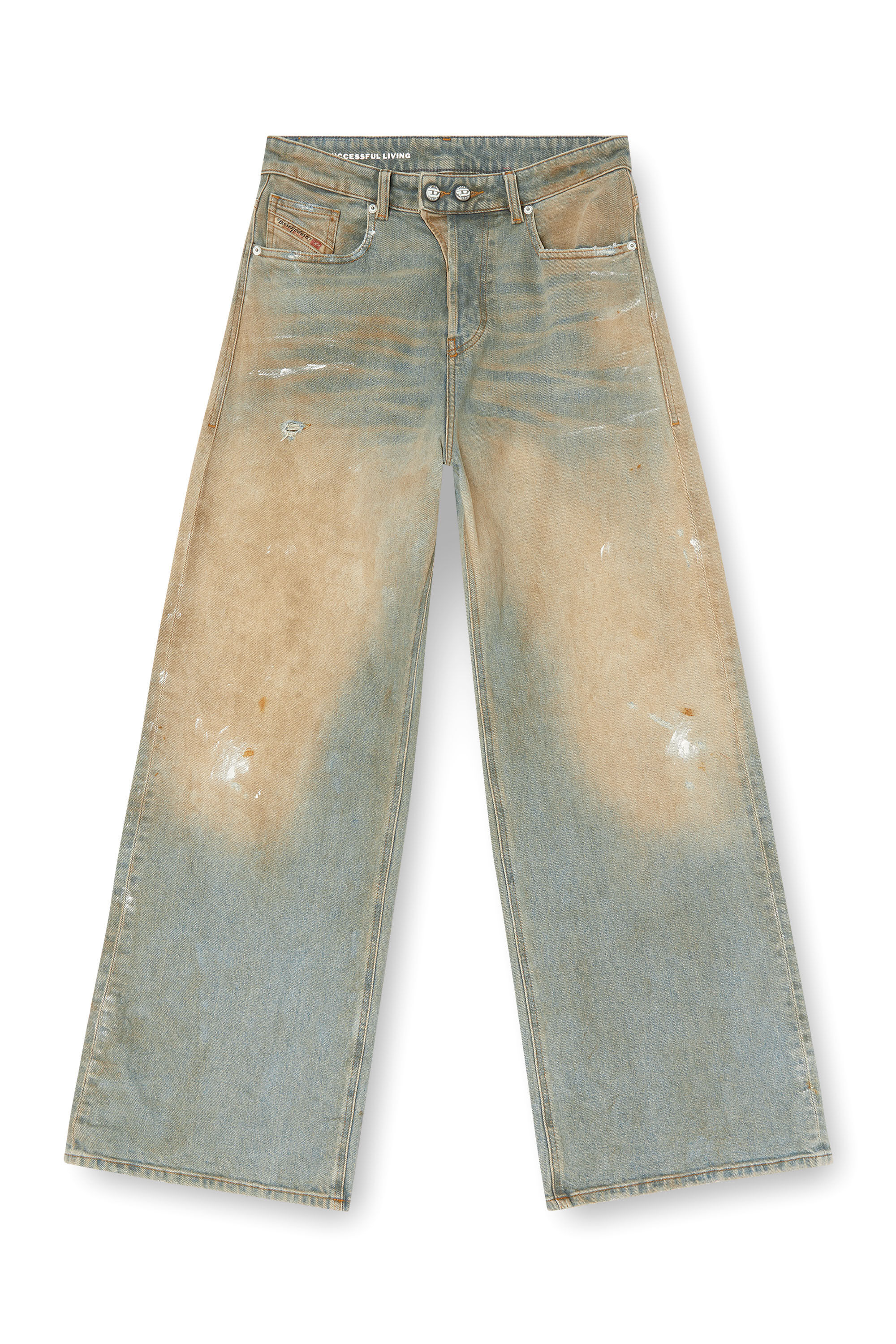 Diesel - Relaxed Jeans 1996 D-Sire 007Z4 Mujer, Azul Claro - 2