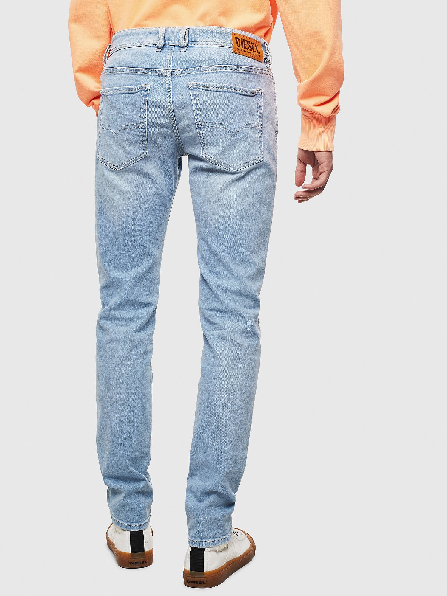 Sleenker 009BJ Man: Skinny Light blue Jeans | Diesel