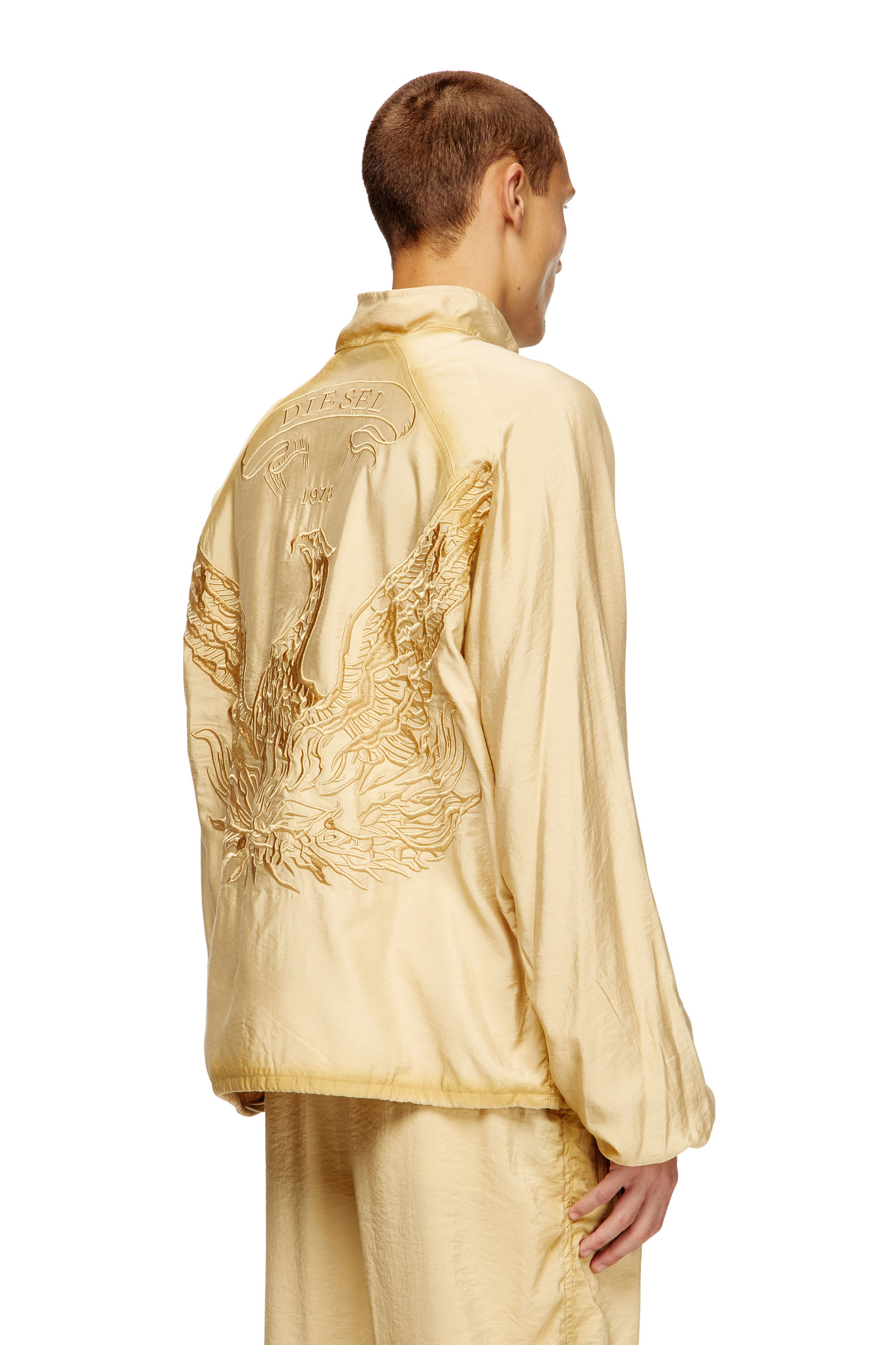 Diesel - J-HENRI-SOUVENIR, Chaqueta deportiva bordada conmemorativa Hombre in Beige - 5