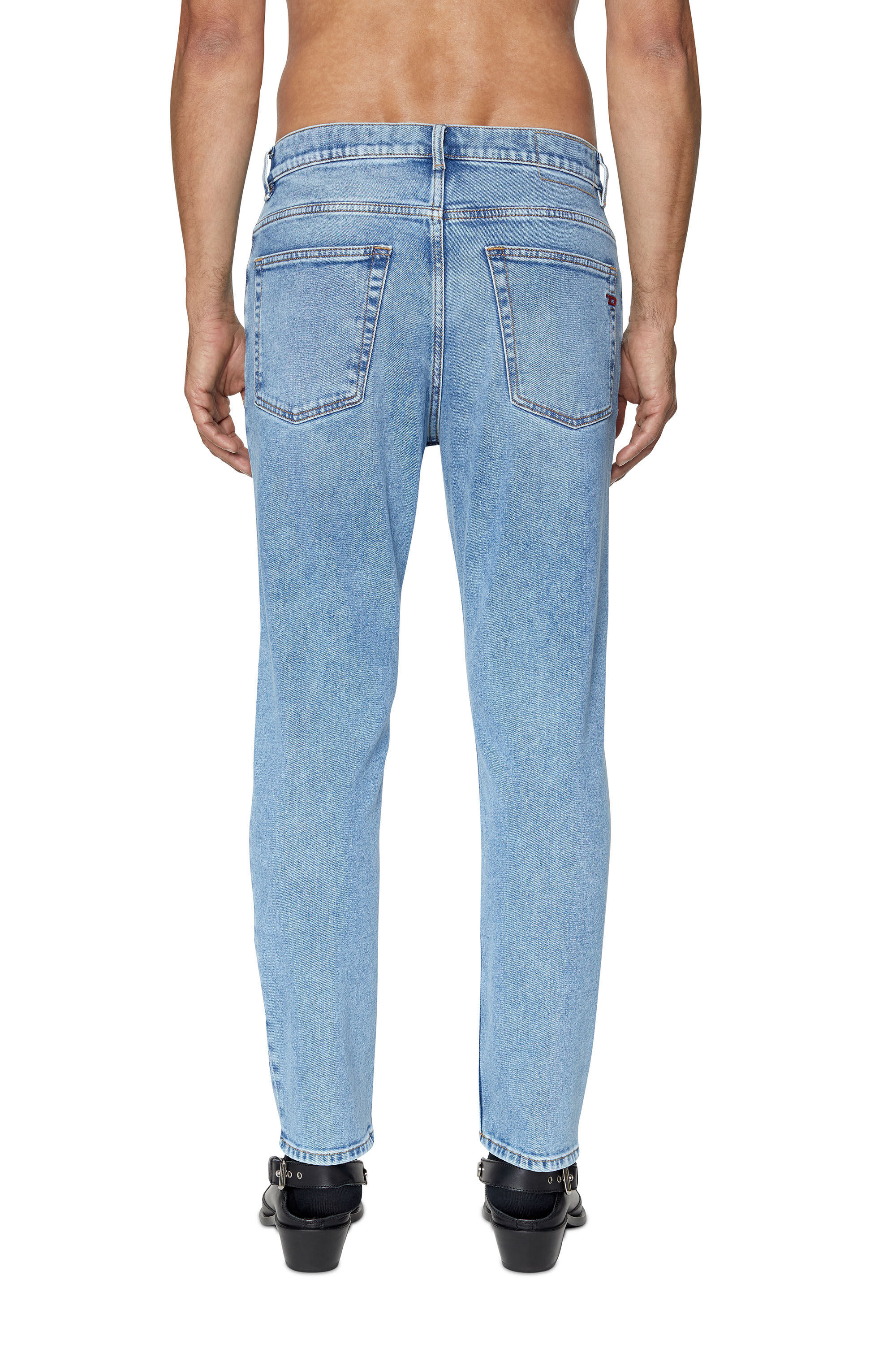 Diesel - 2005 D-FINING 09B92 Tapered Jeans, Azul Claro - Image 4
