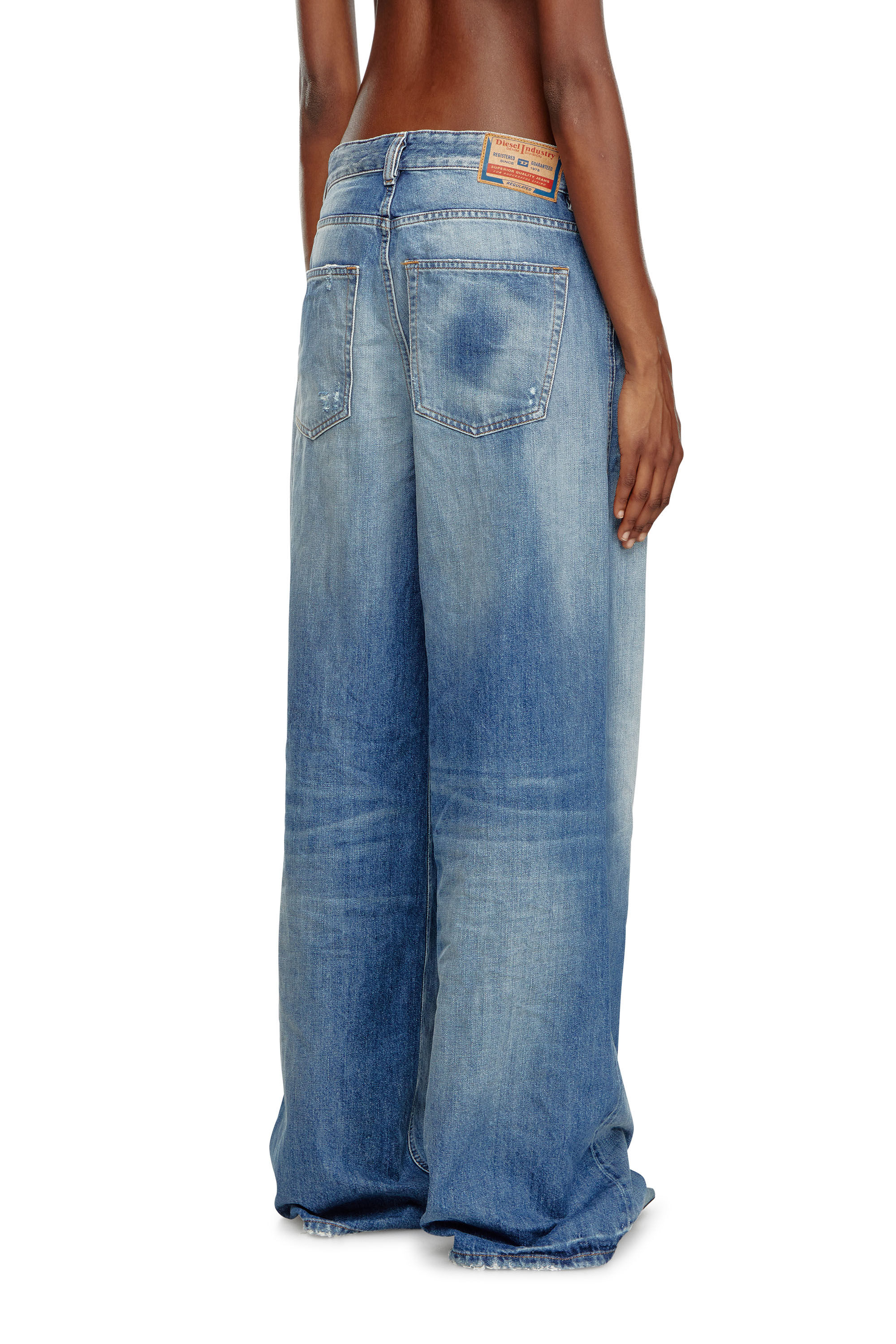 Diesel - Mujer Straight Jeans 1996 D-Sire 09J86, Azul medio - Image 5