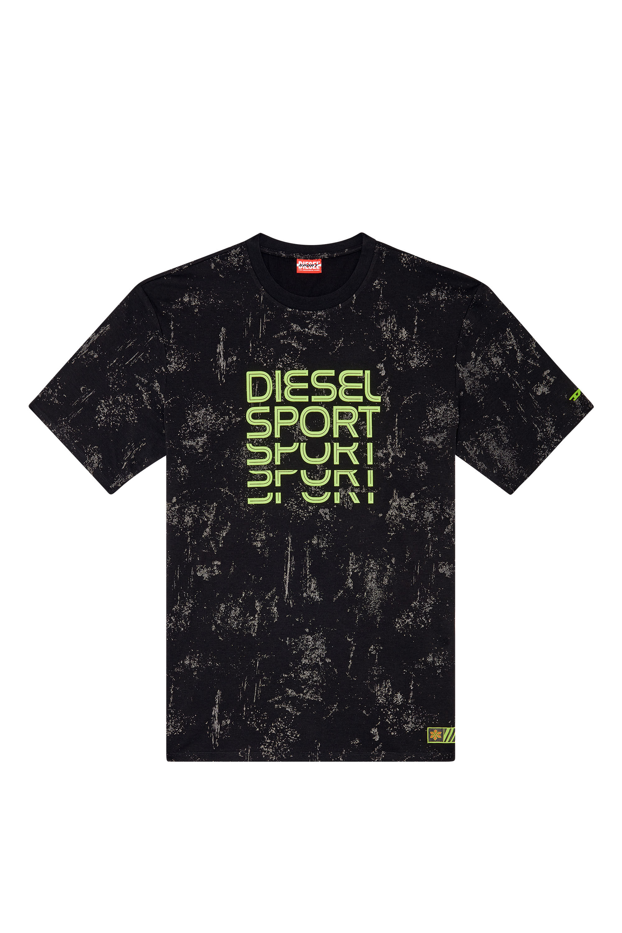 AMTEE-DUNCAN-HT16 Man: T-shirt with reflective details | Diesel