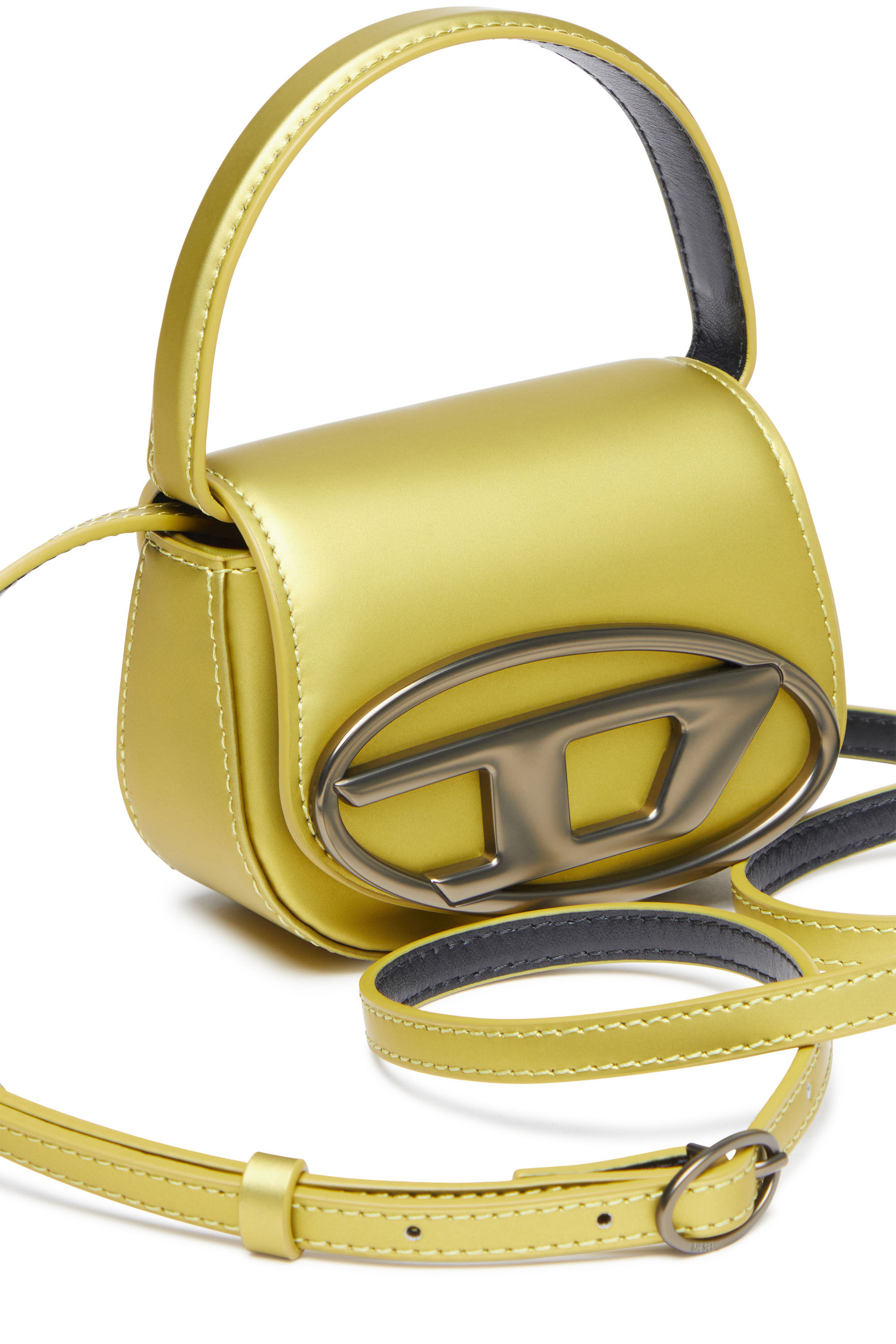 DIESEL 1dr - Iconic Shoulder Bag With Metallic Monogram - Shoulder Bags -  Woman - Multicolor