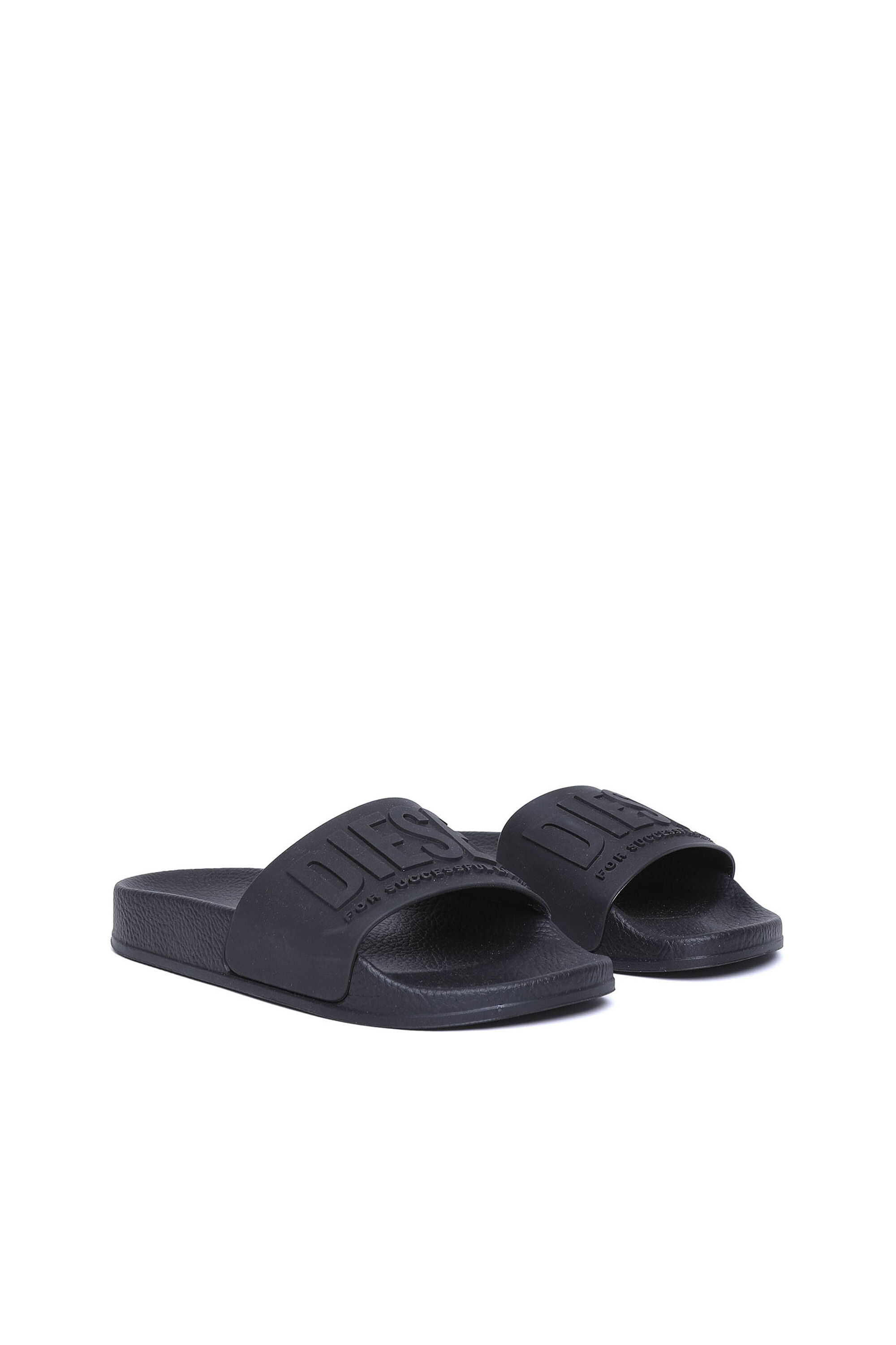 Diesel - SA-MAYEMI CC, Chanclas con el logotipo en relieve Unisex in Negro - 2