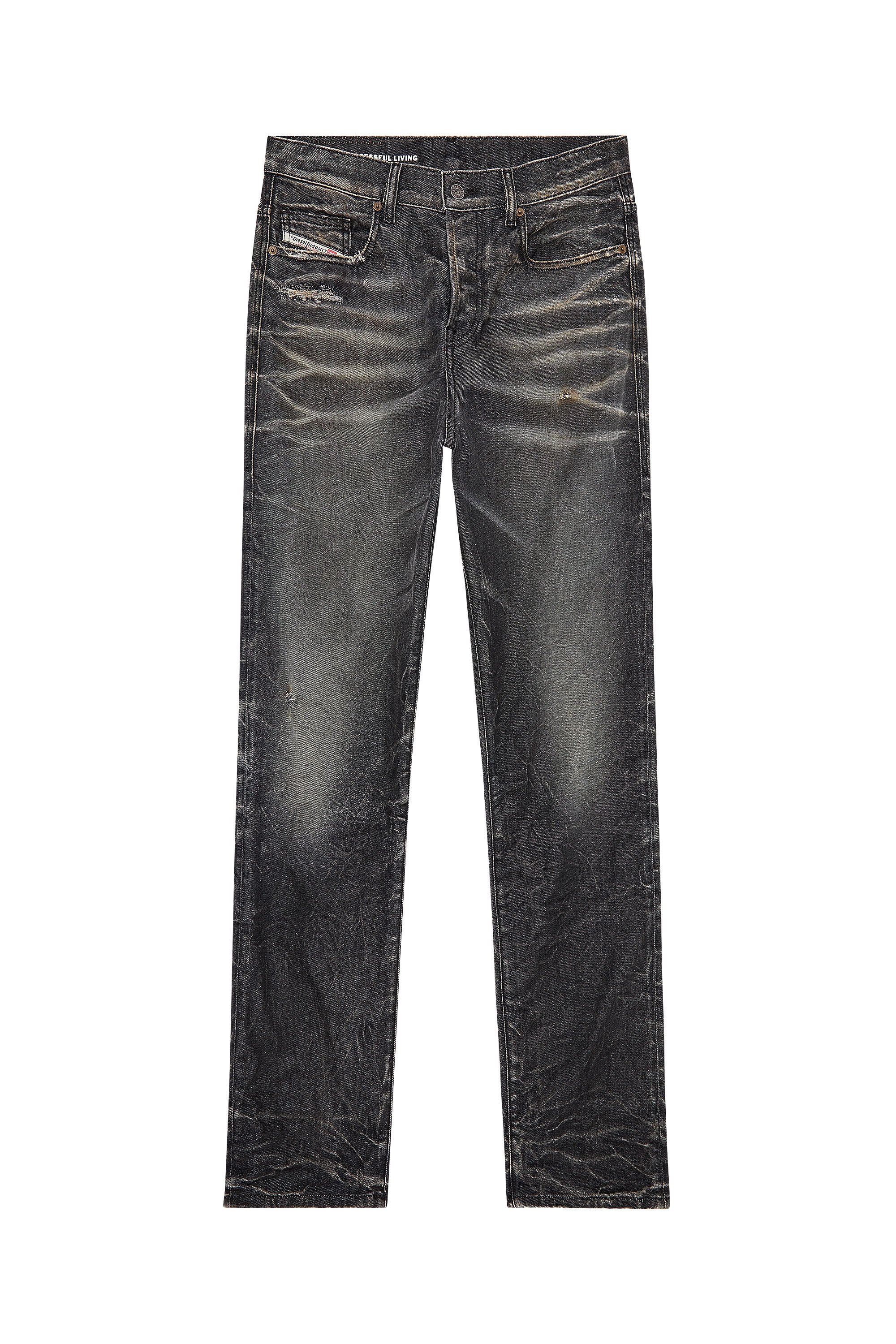 Diesel - Straight Jeans 2020 D-Viker 09H51, Negro/Gris oscuro - Image 1