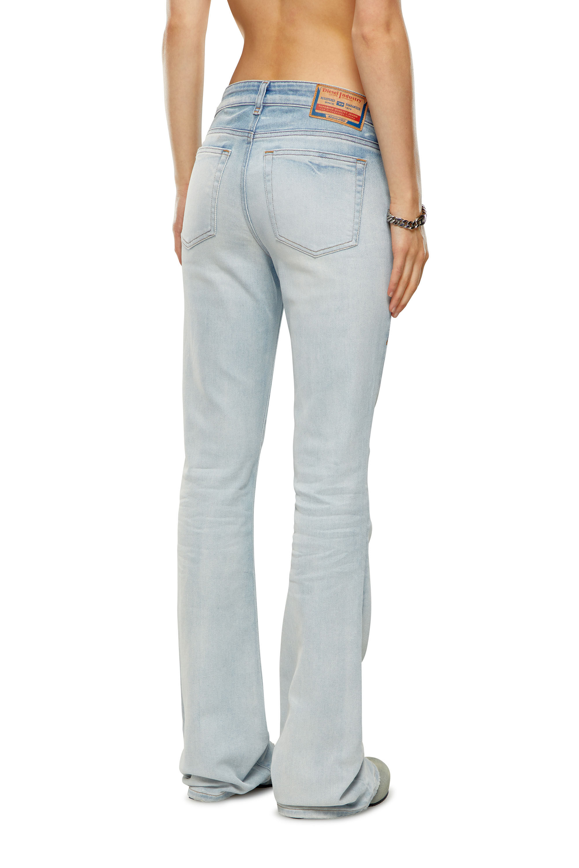 Diesel - Bootcut and Flare Jeans 1969 D-Ebbey 09H73, Light Blue - Image 5