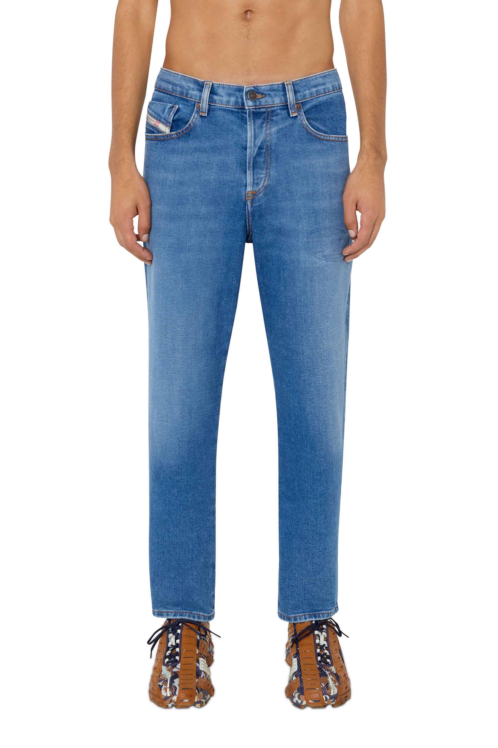 Diesel - 2005 D-FINING 09E34 Tapered Jeans, Azul medio - Image 3