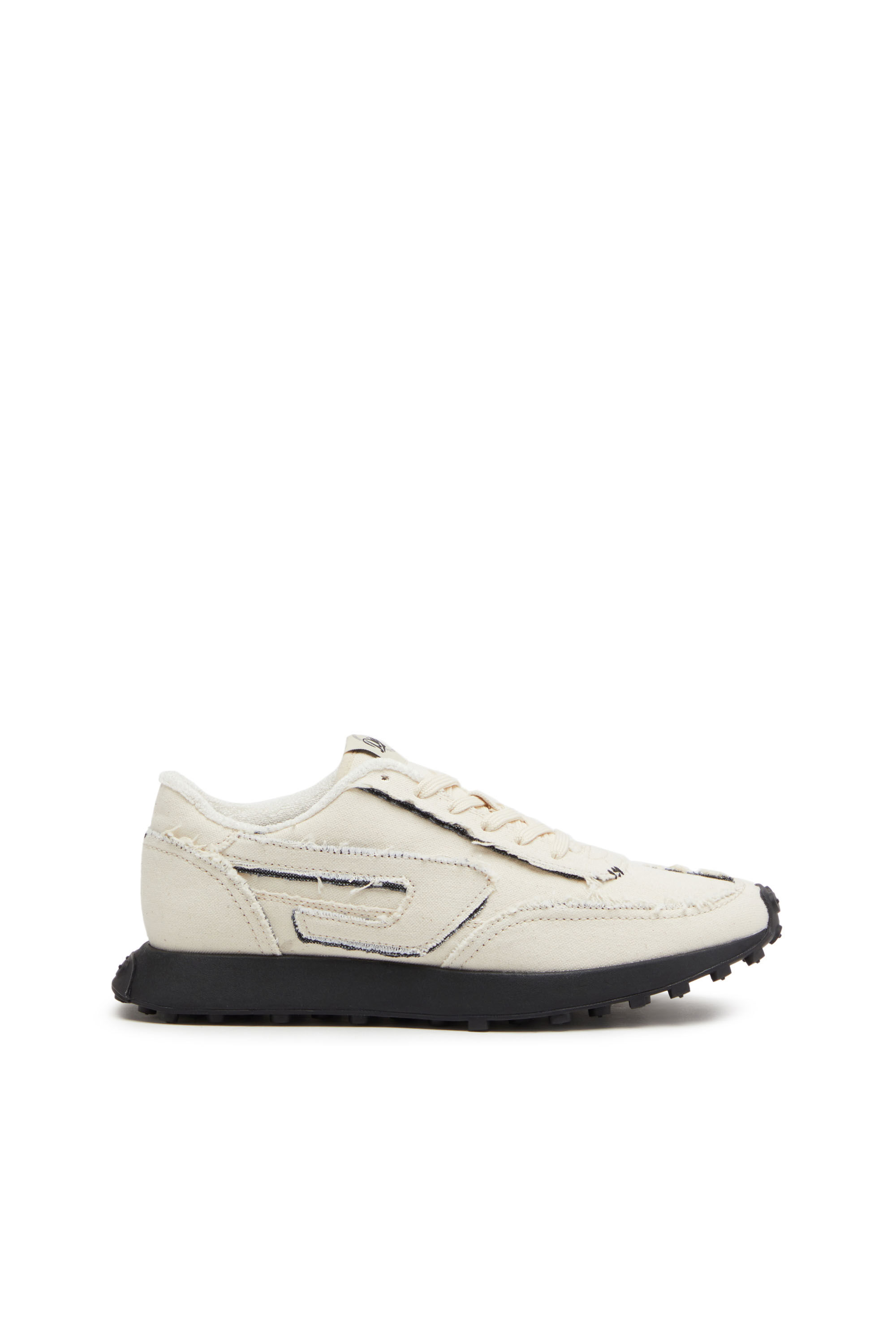 Women's S-Racer Lc W - Sneakers in raw-cut canvas | White
