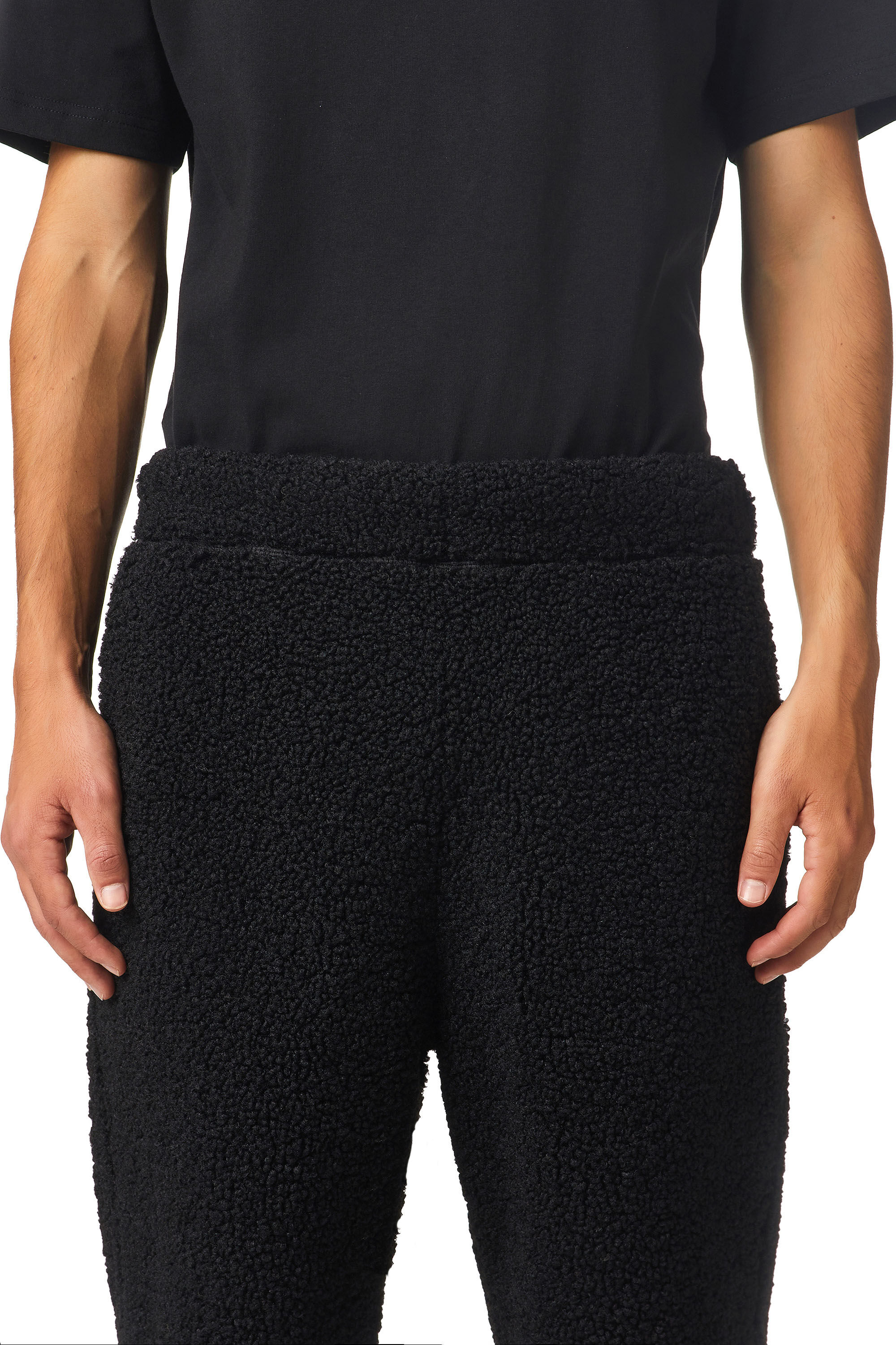 P CALTON TEDDY Man Trousers in teddy fleece Diesel