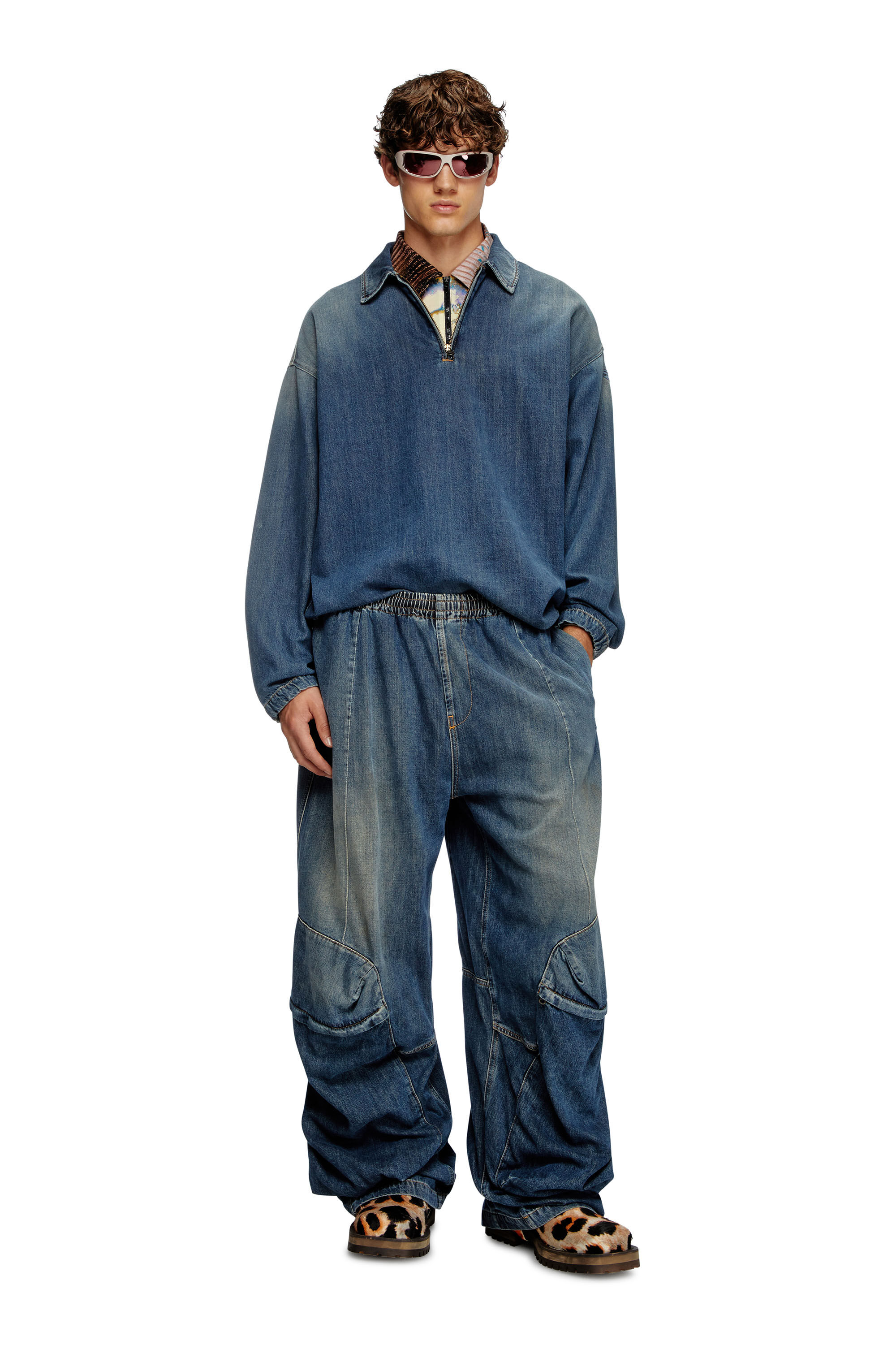 パンツ na.e Wide Loose Jeans Deep Blue Wide Loose Jeans _Deep Blue | Na.e