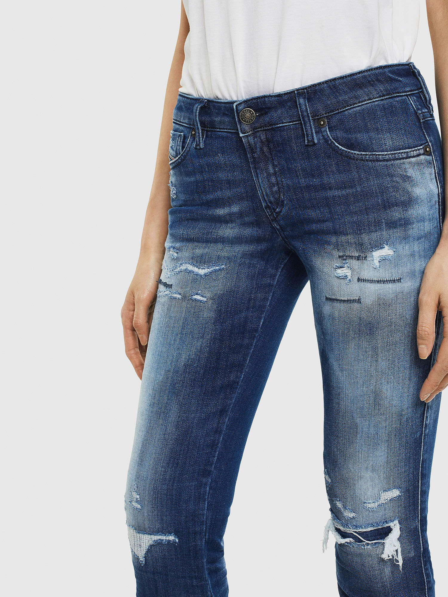 Gracey Slim JoggJeans 0099S Dark blue JoggJeans Diesel