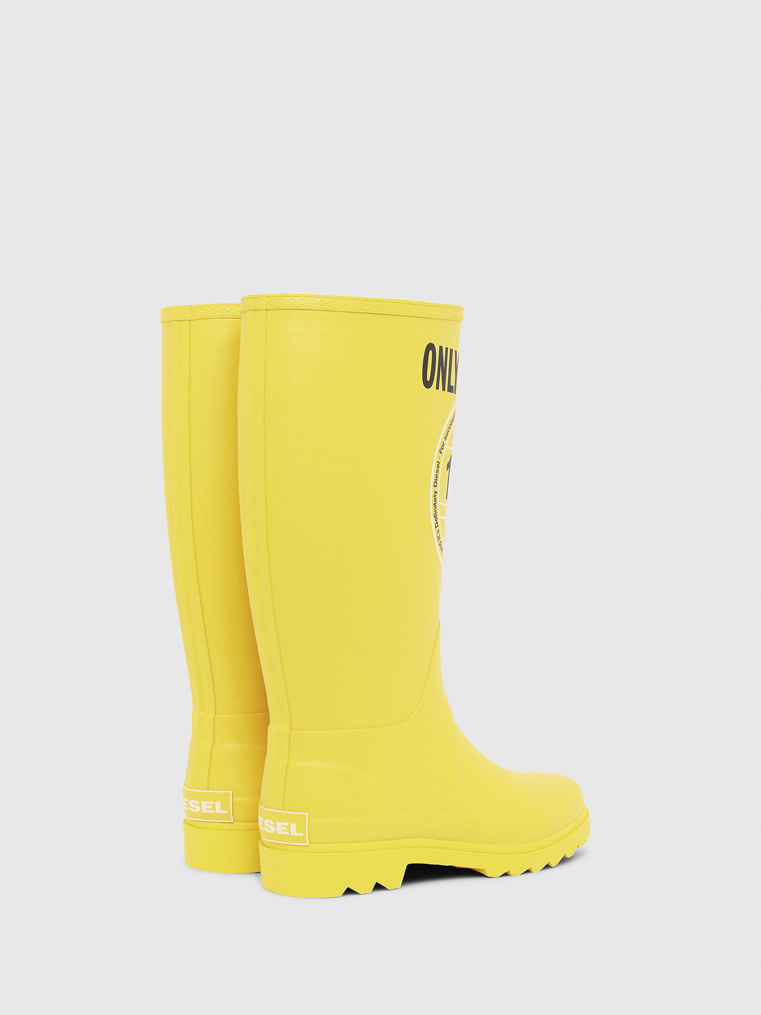 H-JAARDEN LB Woman: Rubber boots with logo print | Diesel