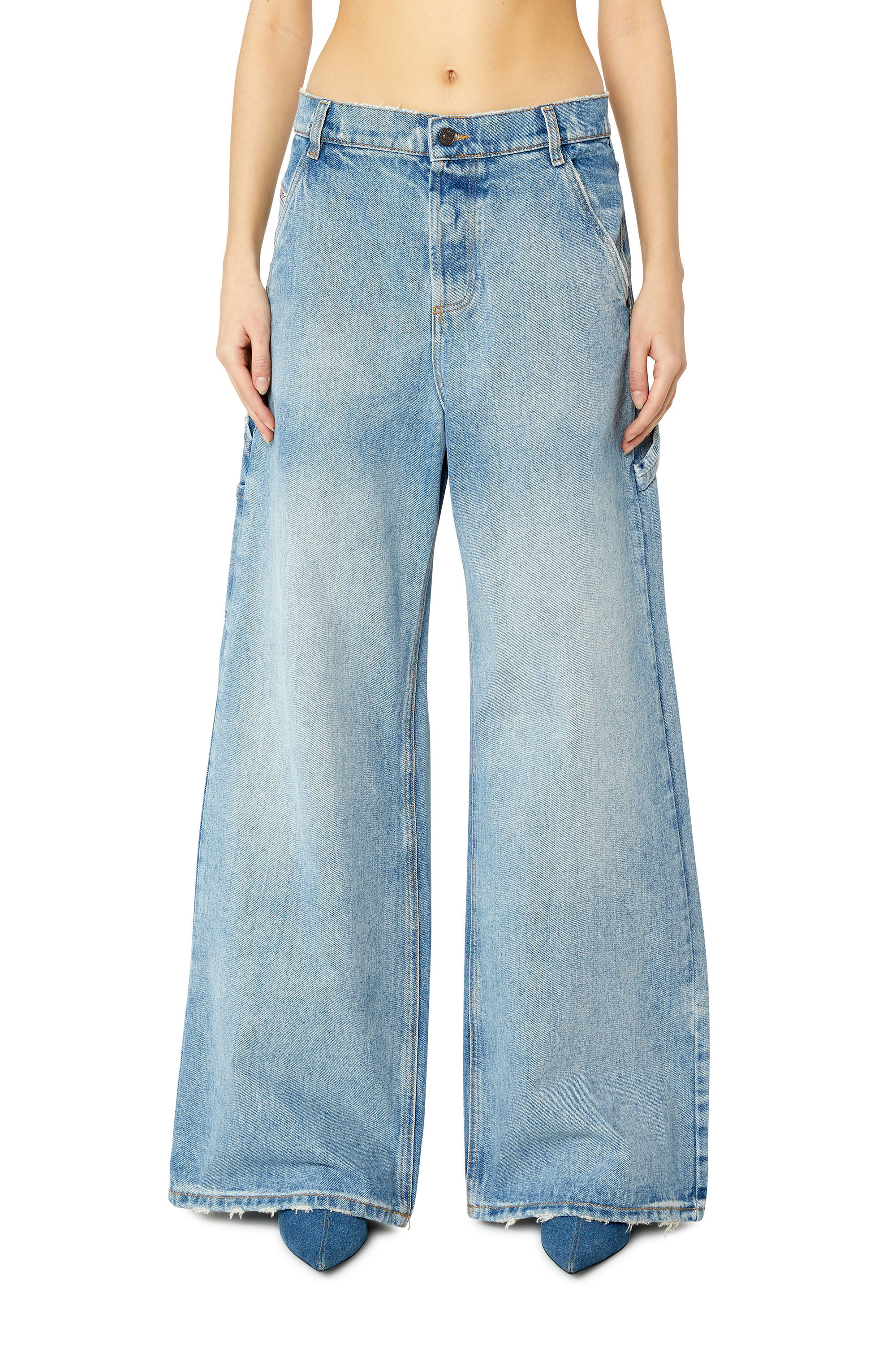 1998 D-Sire Woman: Straight Light blue Jeans | Diesel