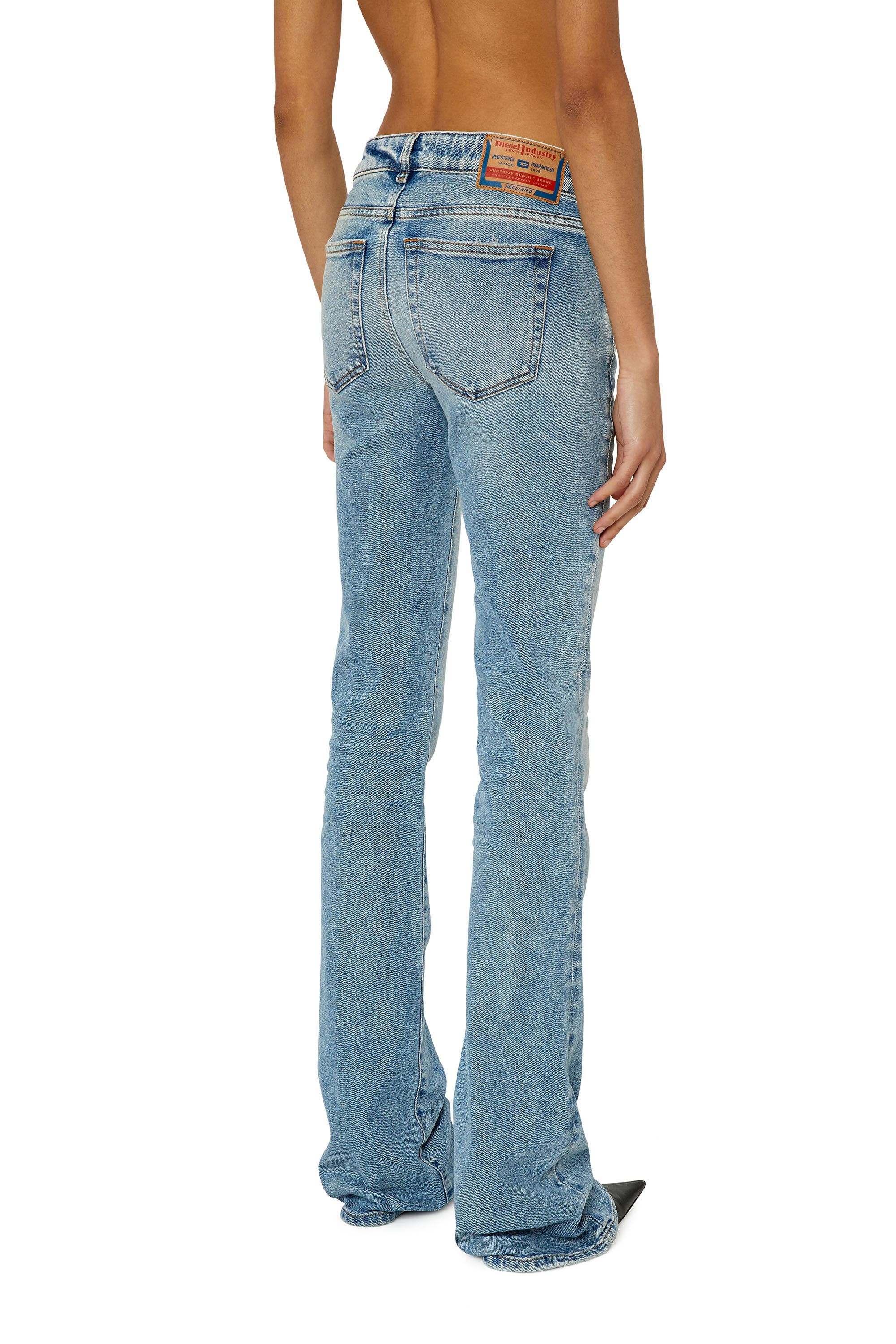 Diesel - 1969 D-Ebbey 09E86 Bootcut and Flare Jeans, Light Blue - Image 5