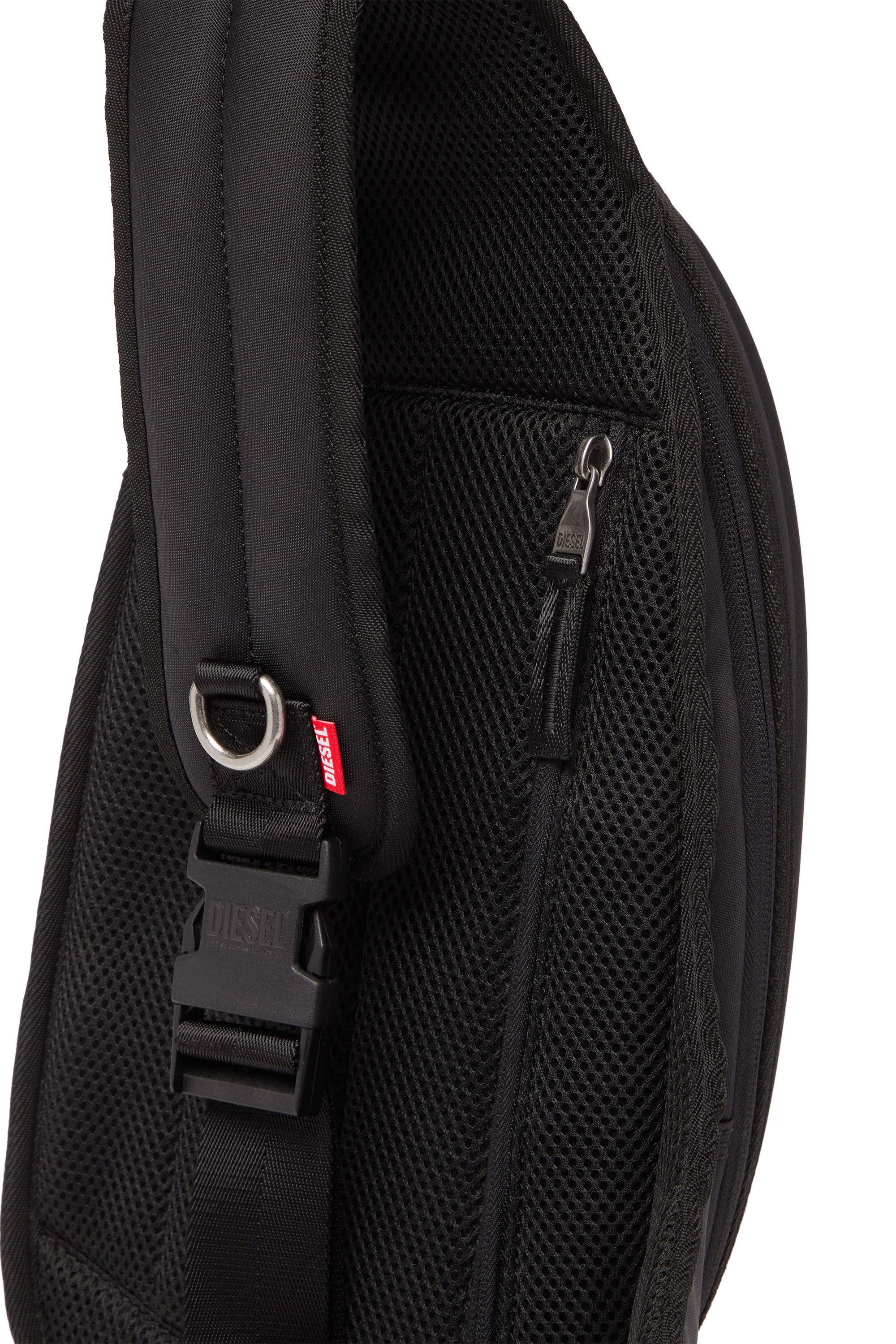 Diesel - 1DR-POD SLING BAG, 1DR-Pod Sling Bag - Mochila rígida de un solo tirante Hombre in Negro - 5