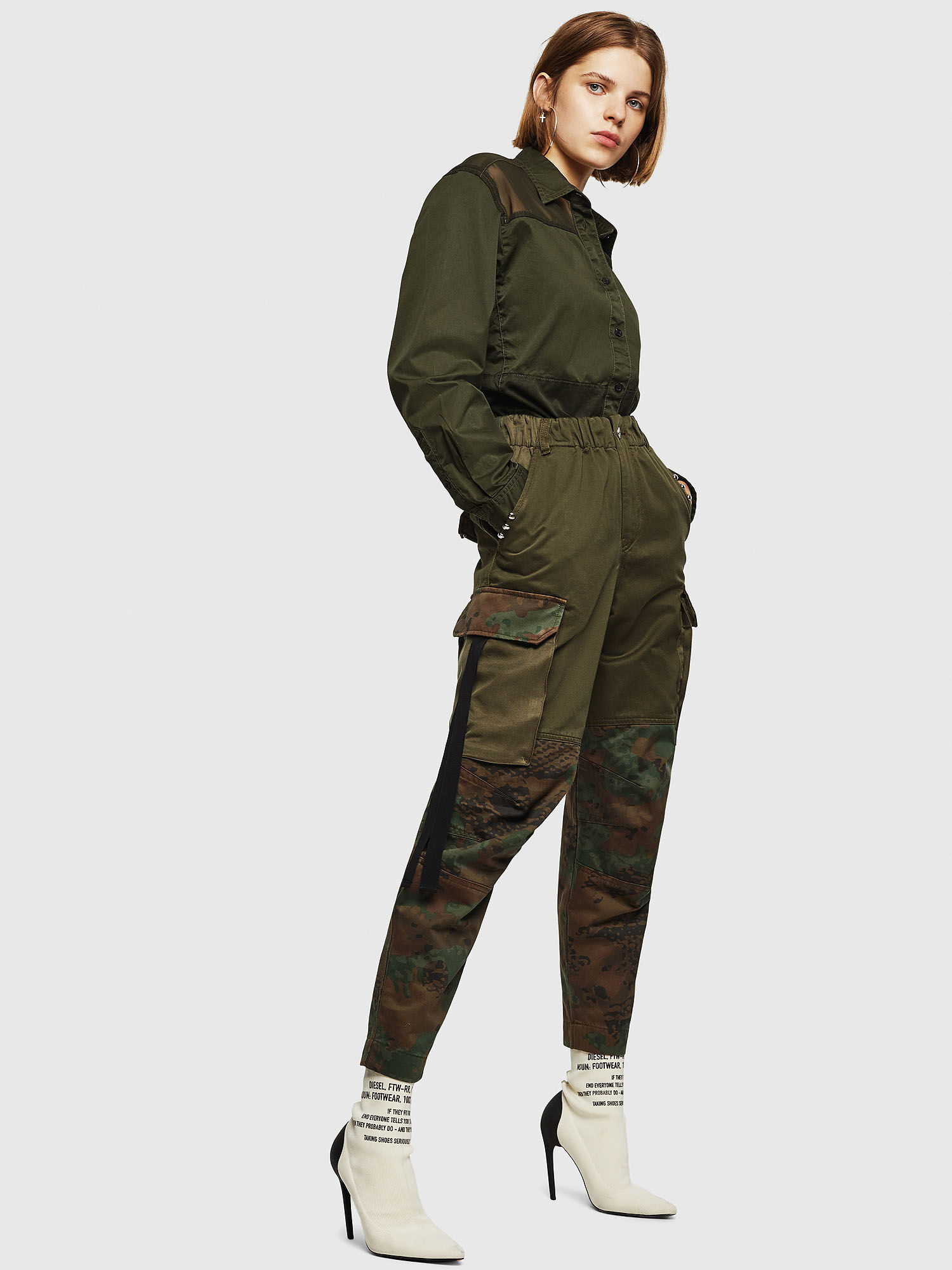Diesel - P-THENA-A, Green Camouflage - Image 5