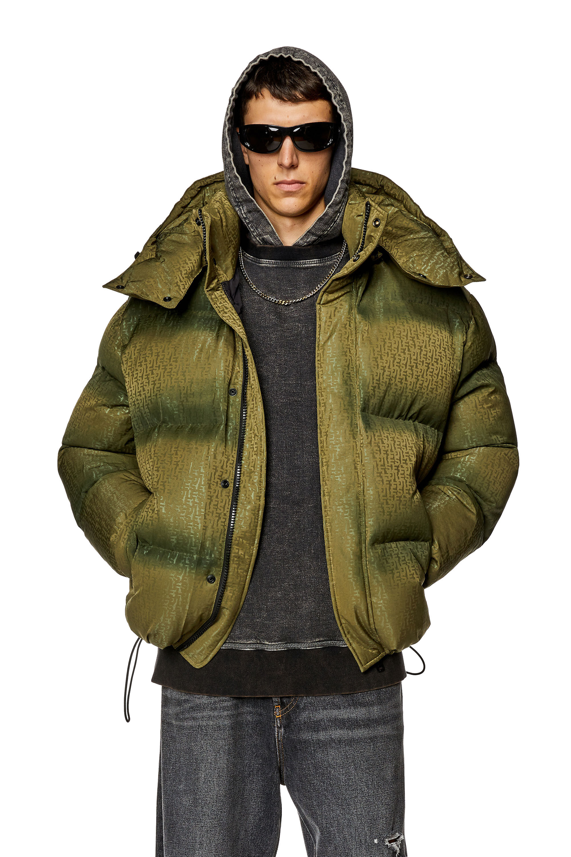 Diesel green parka new arrivals