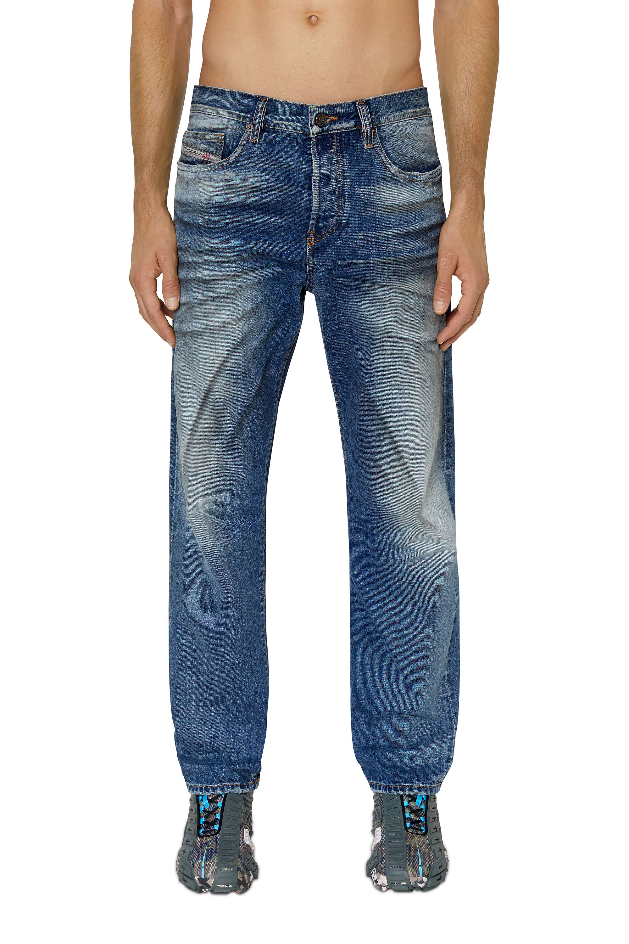 Diesel - Straight Jeans 2020 D-Viker 007D1, Medium blue - Image 3