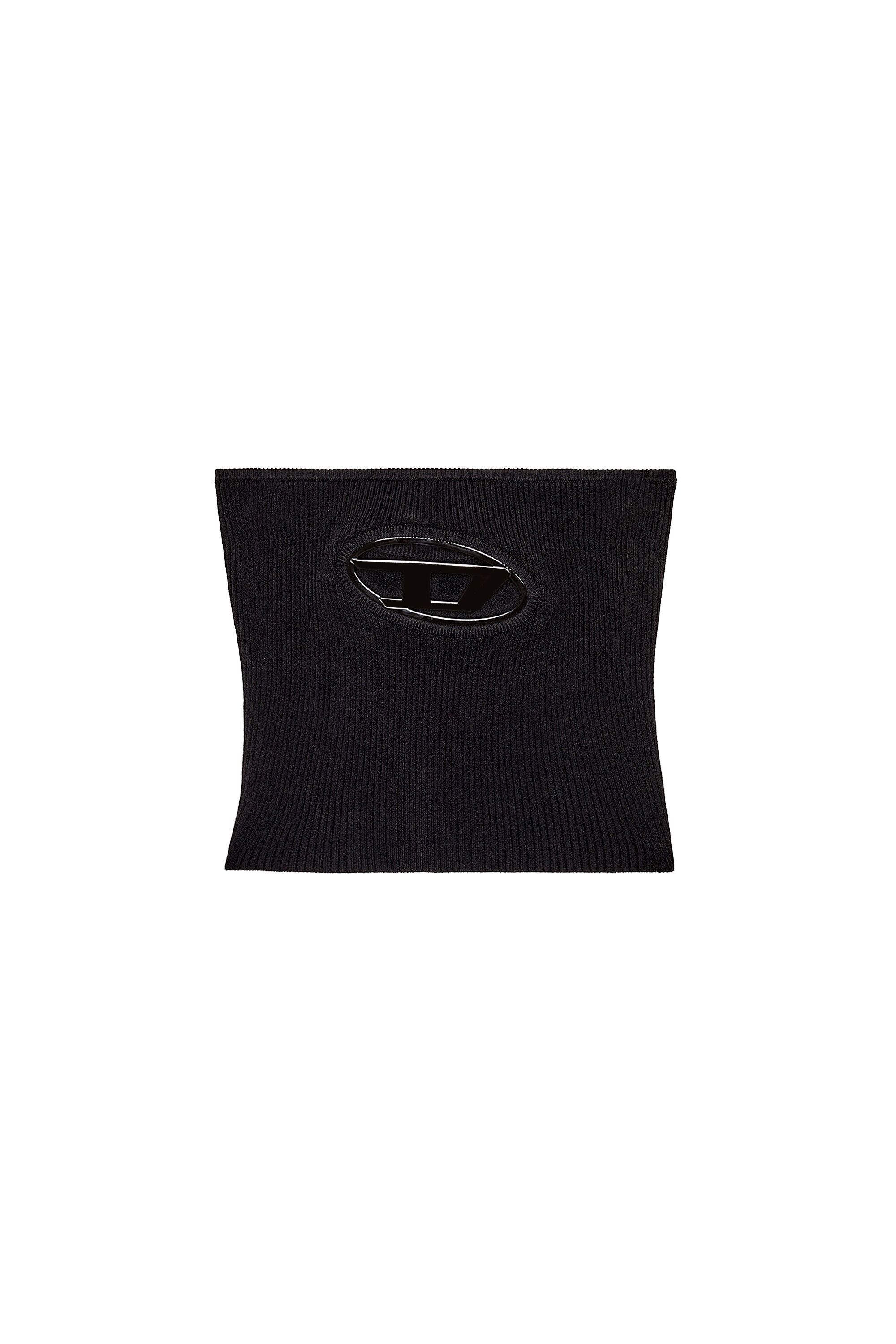 M-CLARKSVILLE Woman: Bandeau ribbed Top, D logo plaque | Diesel