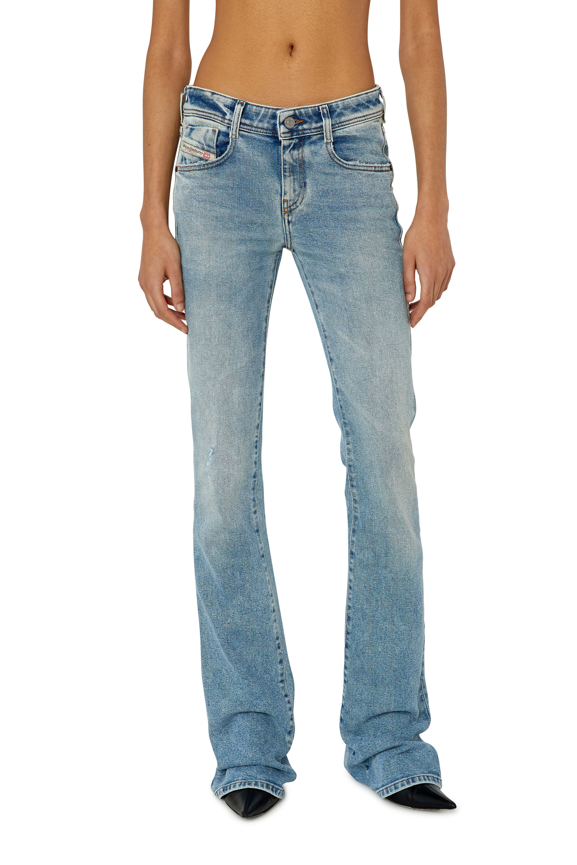 1969 D-EBBEY Woman: bootcutandflare Light blue Jeans | Diesel ®