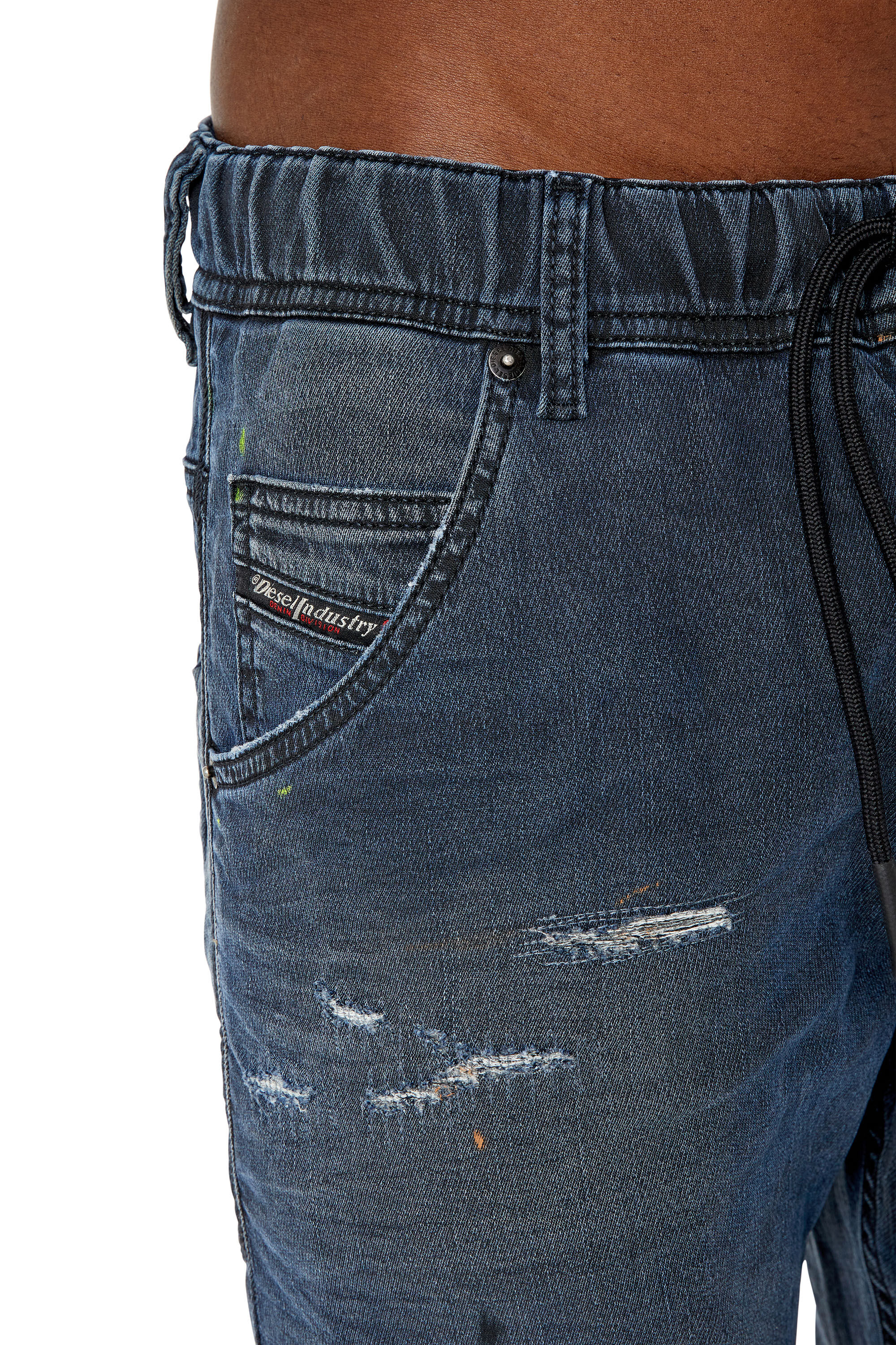 Diesel - Krooley JoggJeans® 069QH Tapered, Azul Oscuro - Image 6