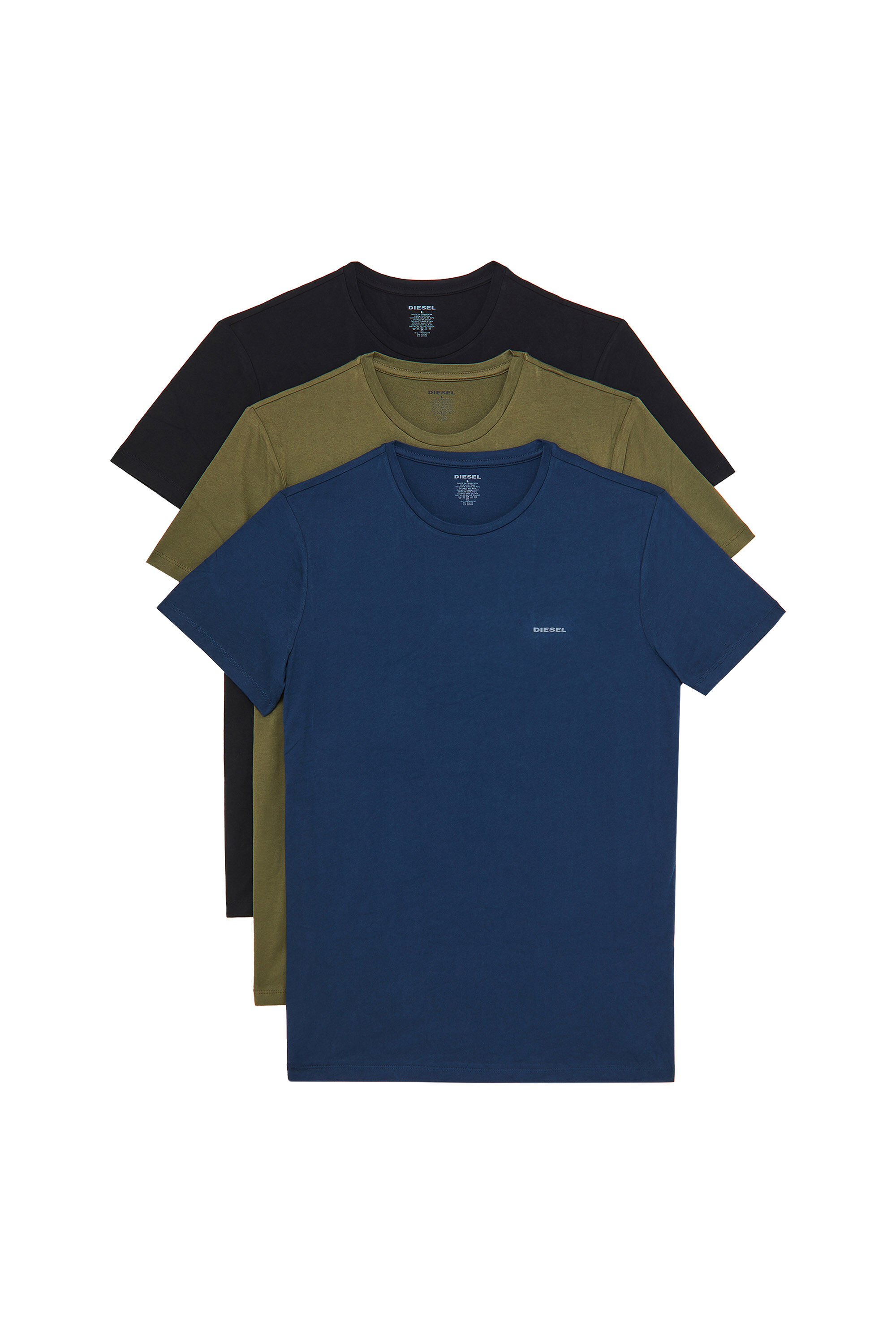 UMTEE-JAKETHREEPACK Men: 3 pack crew neck essential T-Shirt | Diesel