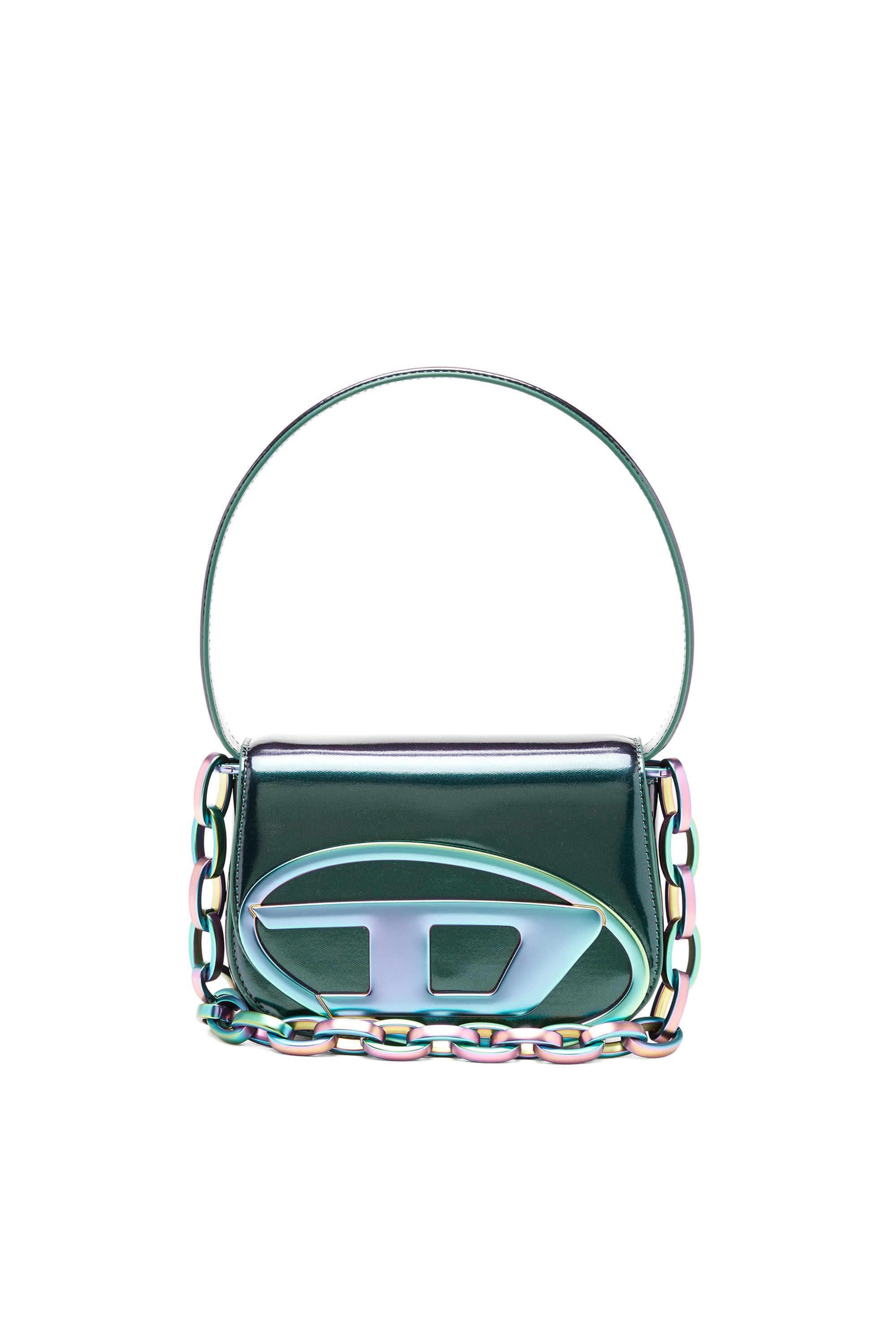 DIESEL ☆1DR-Iconic shoulder bag with iridescent effect Women's 1DR-Iconic shoulder bag with iridescent effect
