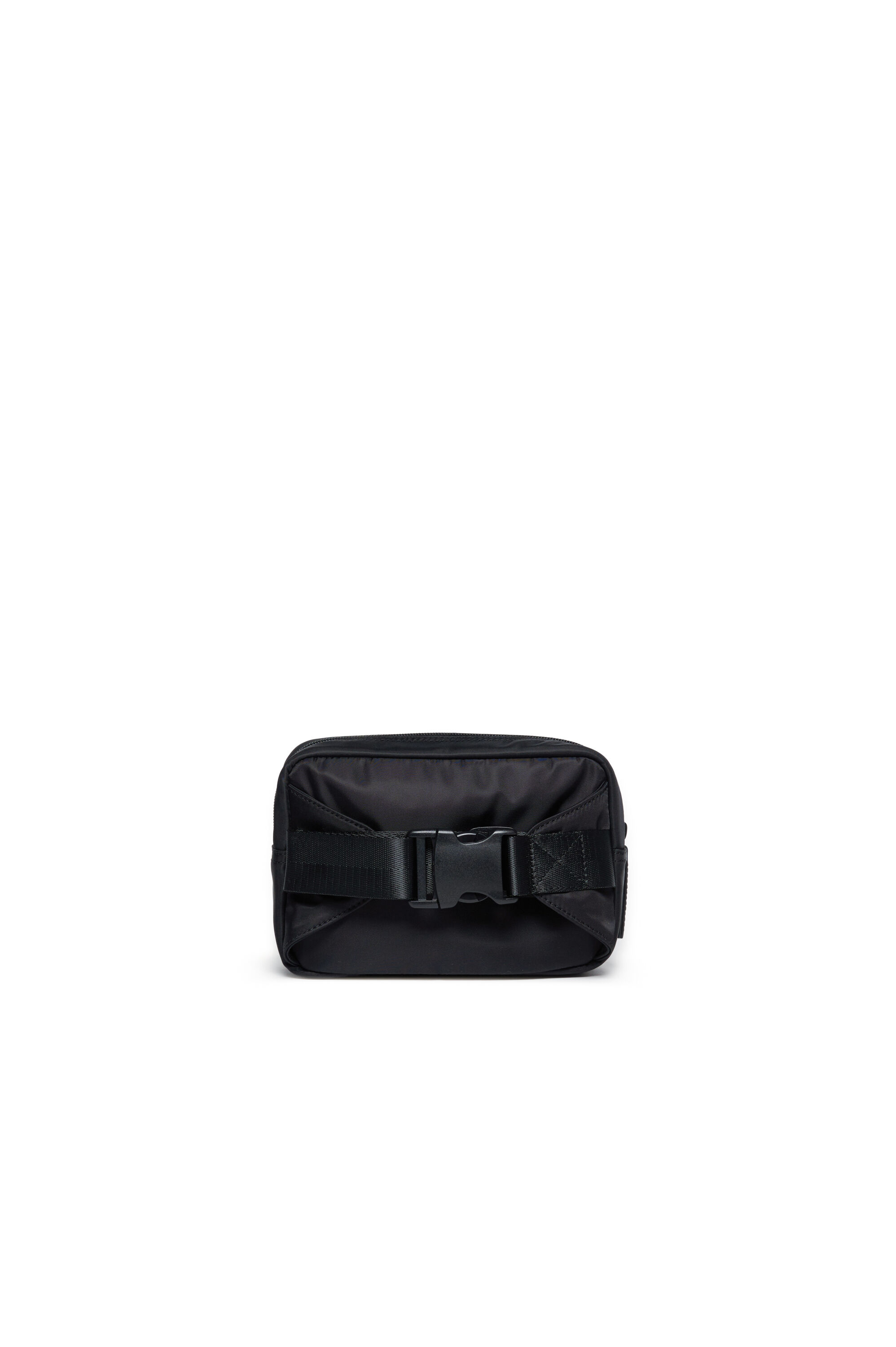 Diesel - WDEMBOSSED, Riñonera de nailon con el logotipo en relieve Unisex in Negro - 3