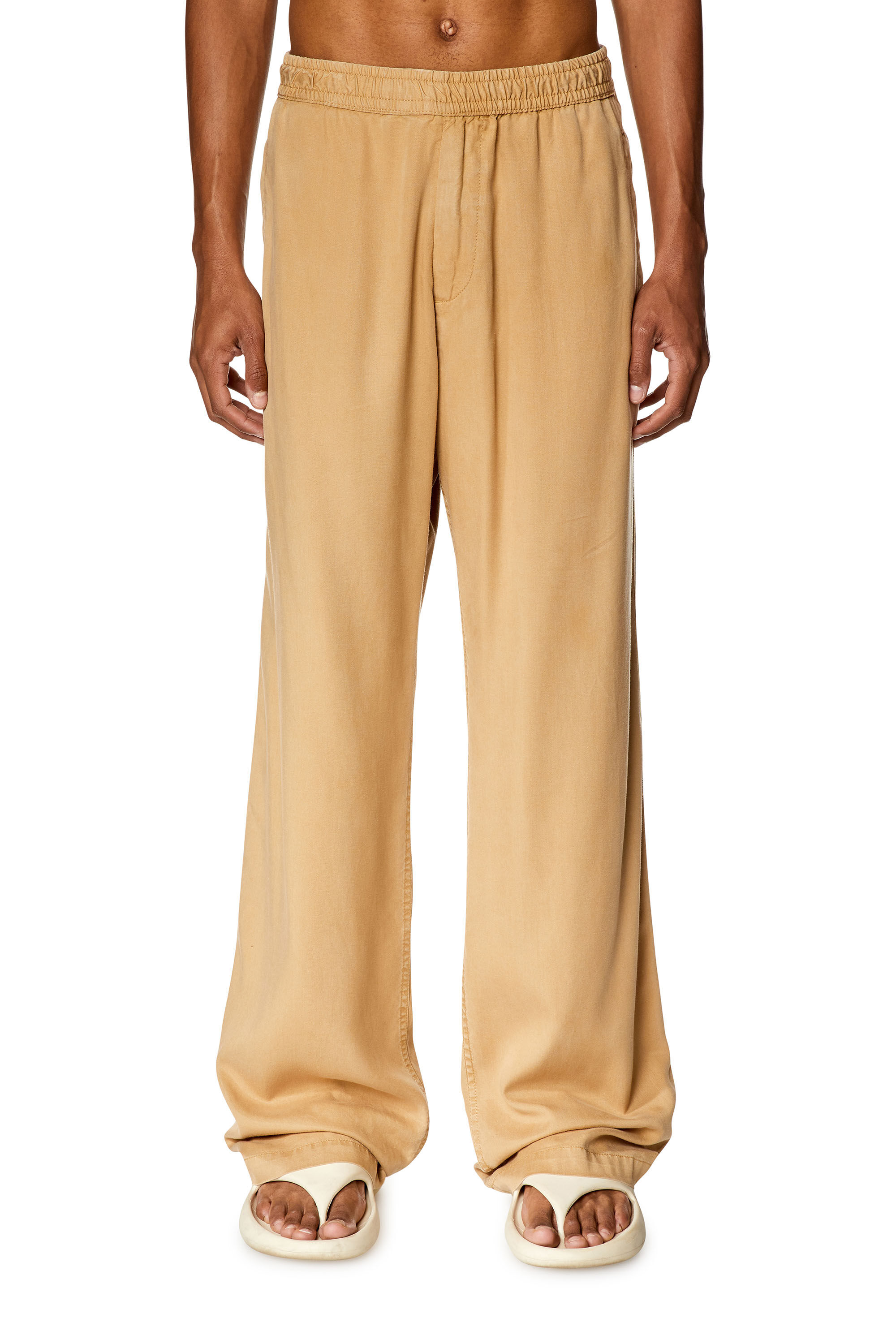 Men's Fluid pants in twill | Beige | Diesel