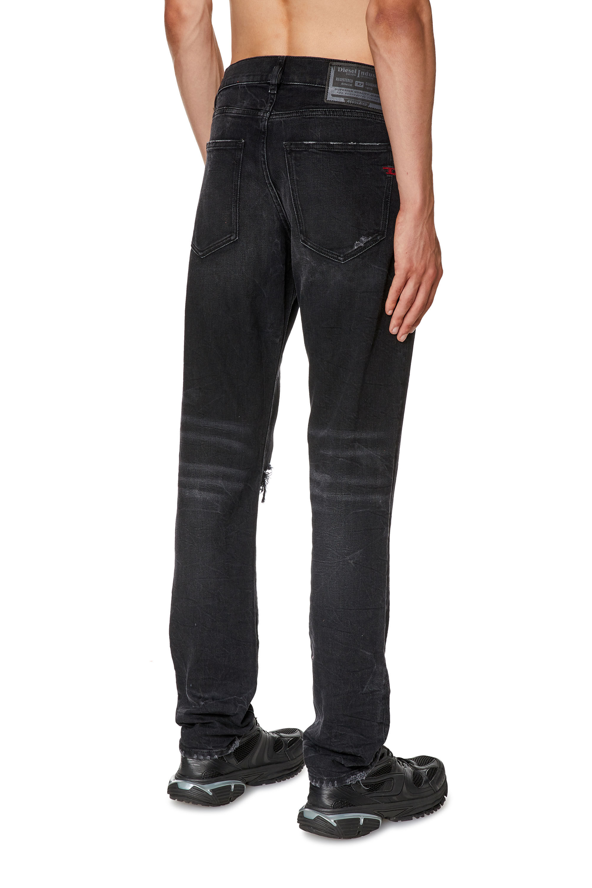 Diesel - Slim Jeans 2019 D-Strukt E69DV, Negro/Gris oscuro - Image 4