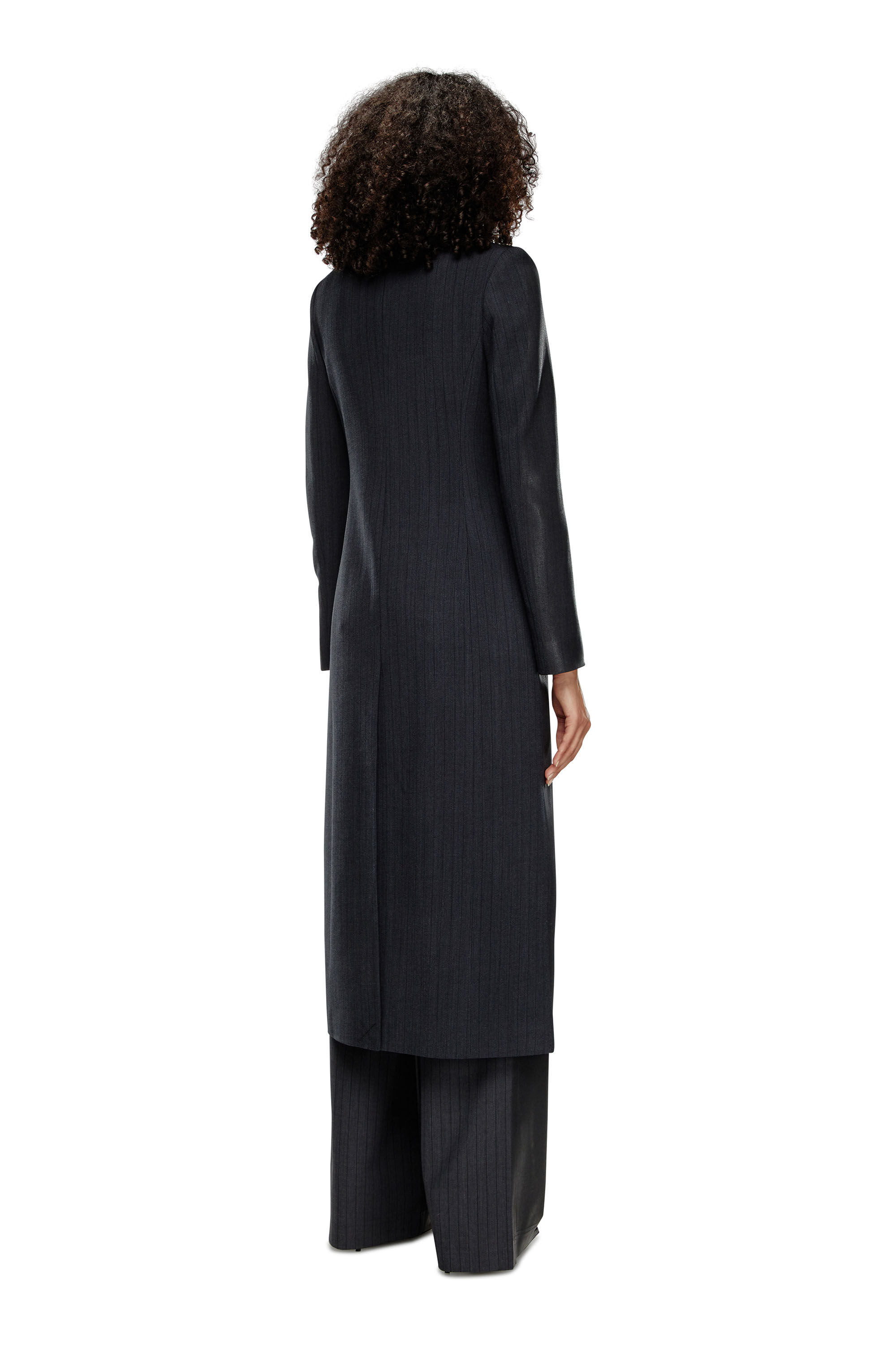 ジャケット・アウター DIESEL wool long coat (double) Diesel Men W-Samico Button Up Wool Peacoat Jacket $448 Grey