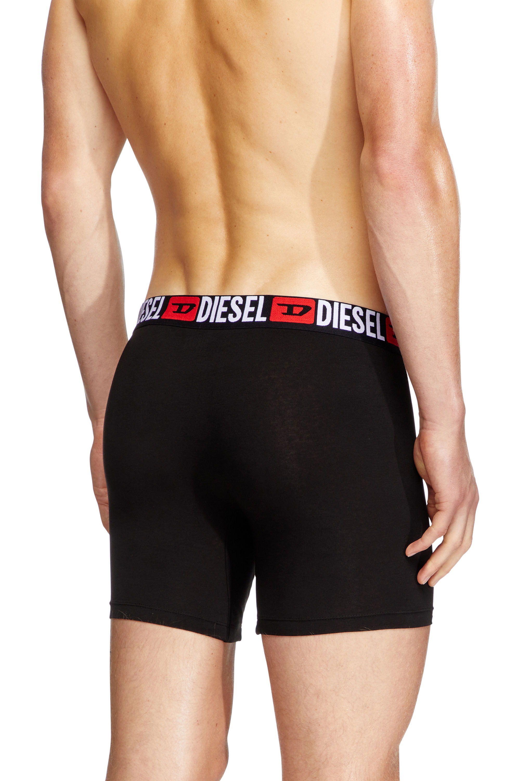 Diesel - MAX-D-CORE-3PACK, Paquete de tres bóxers ajustados de algodón elástico Hombre in Negro - 4