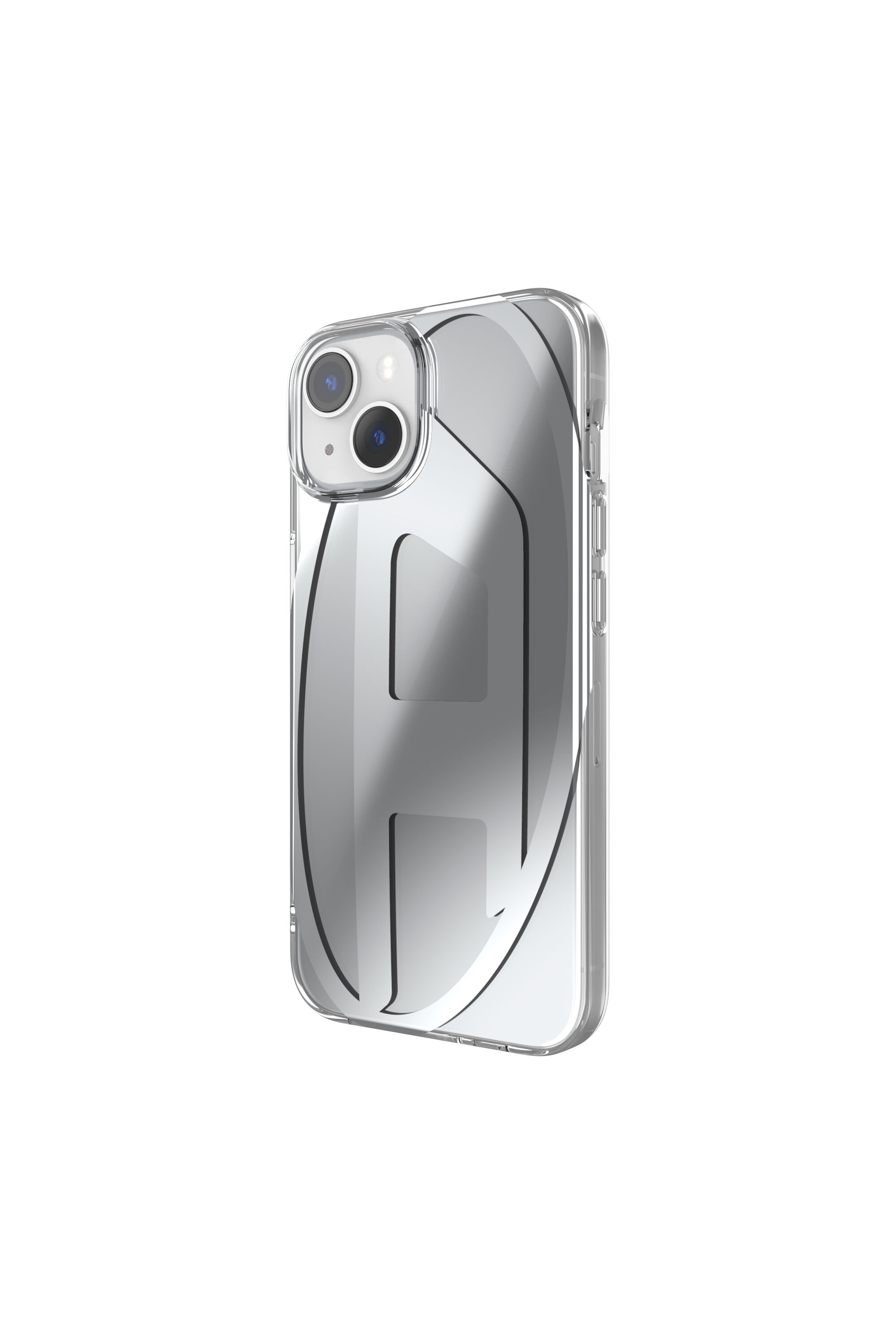 Women's Oval D case iPhone 13/iPhone 14 | Silver | Diesel