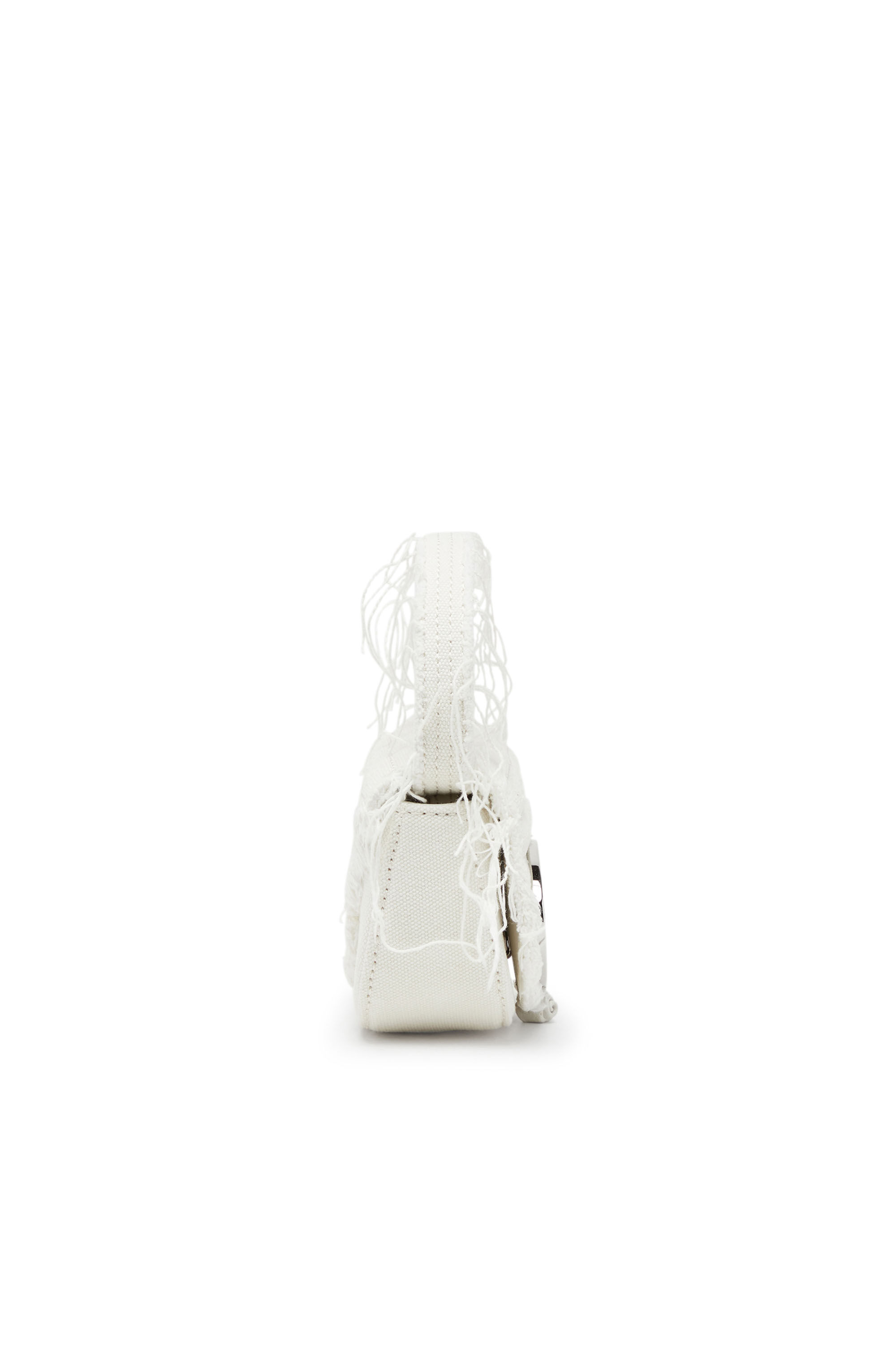 Diesel - 1DR XS, Mujer 1DR XS-Minibolso icónico de lona y cuero in Blanco - Image 4