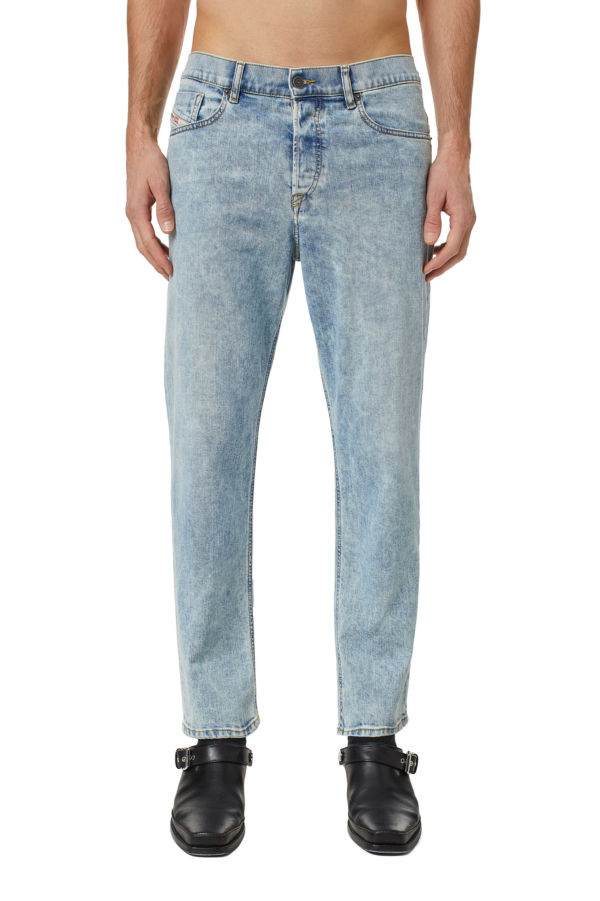 Diesel - 2005 D-FINING 0GDAM Tapered Jeans, Azul Claro - Image 3