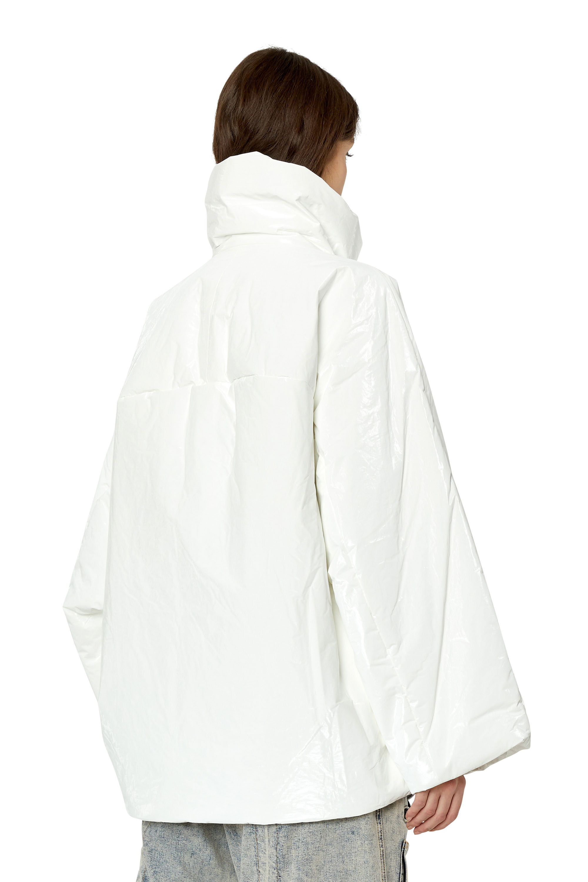 W-MONICA Woman: Oversized coated padded jacket | Diesel
