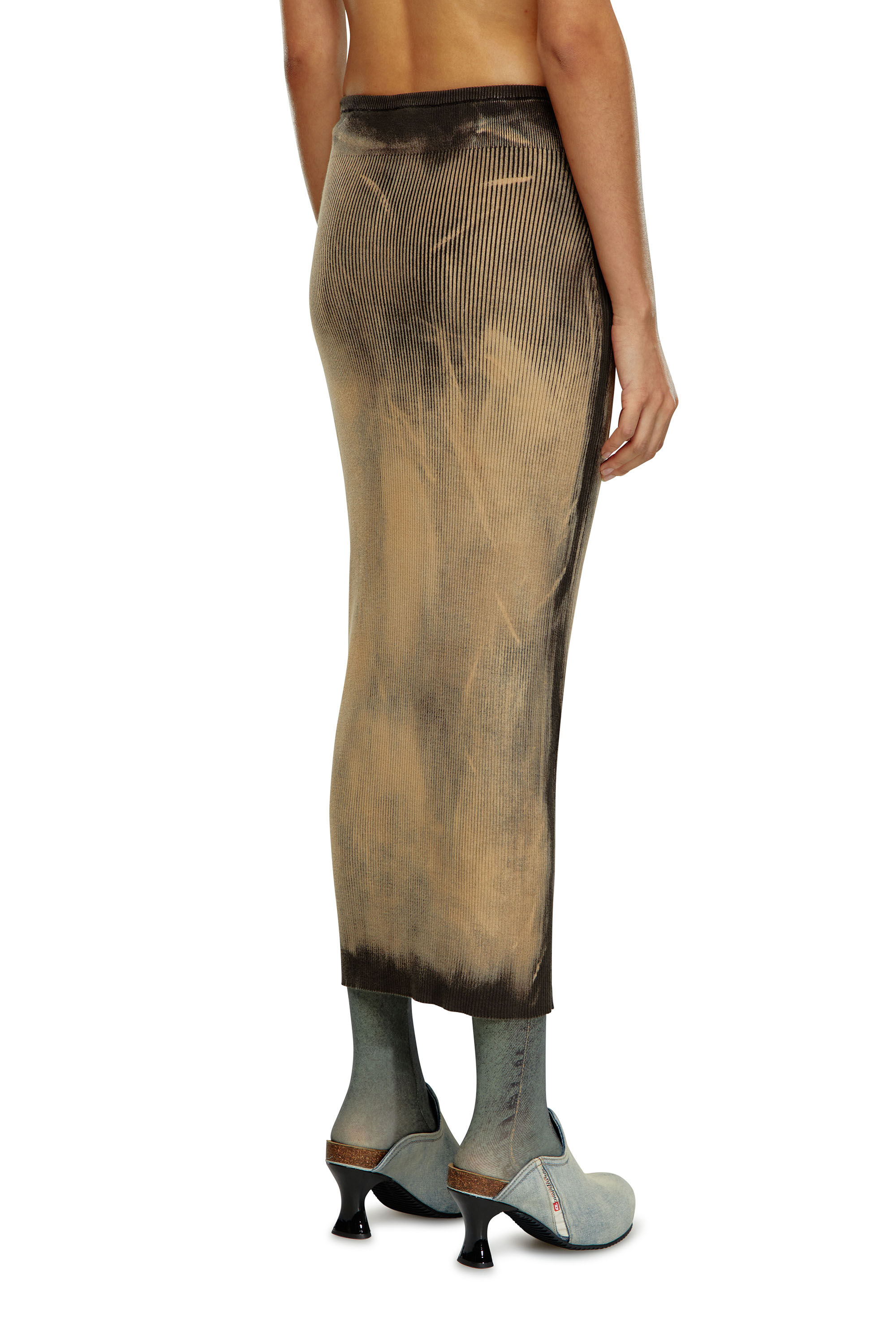 【PORTERNA】Ripped mid-length skirt PORTERNA】Ripped mid-length skirt (PORTERNA/スカート