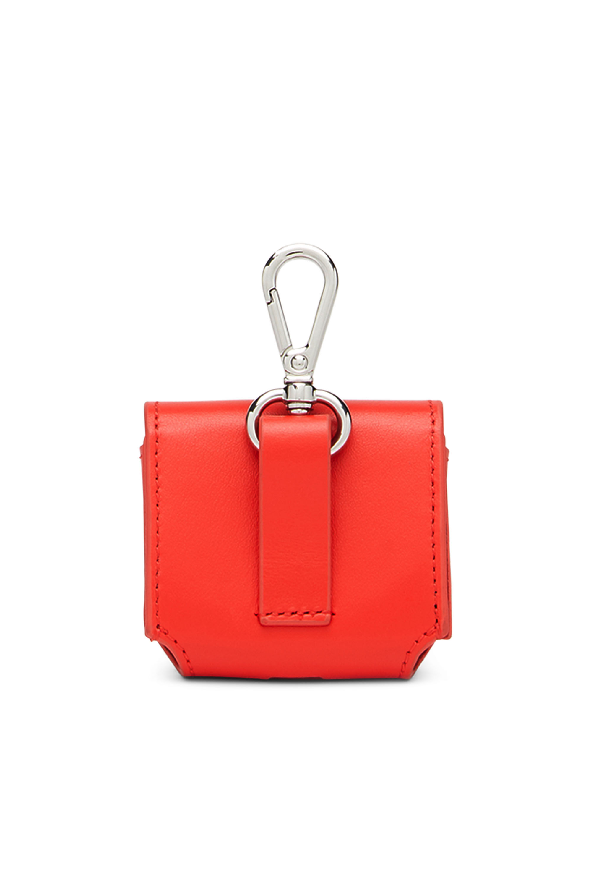 Diesel - HARKY, Man's AirPods case in nappa leather in Red - 2