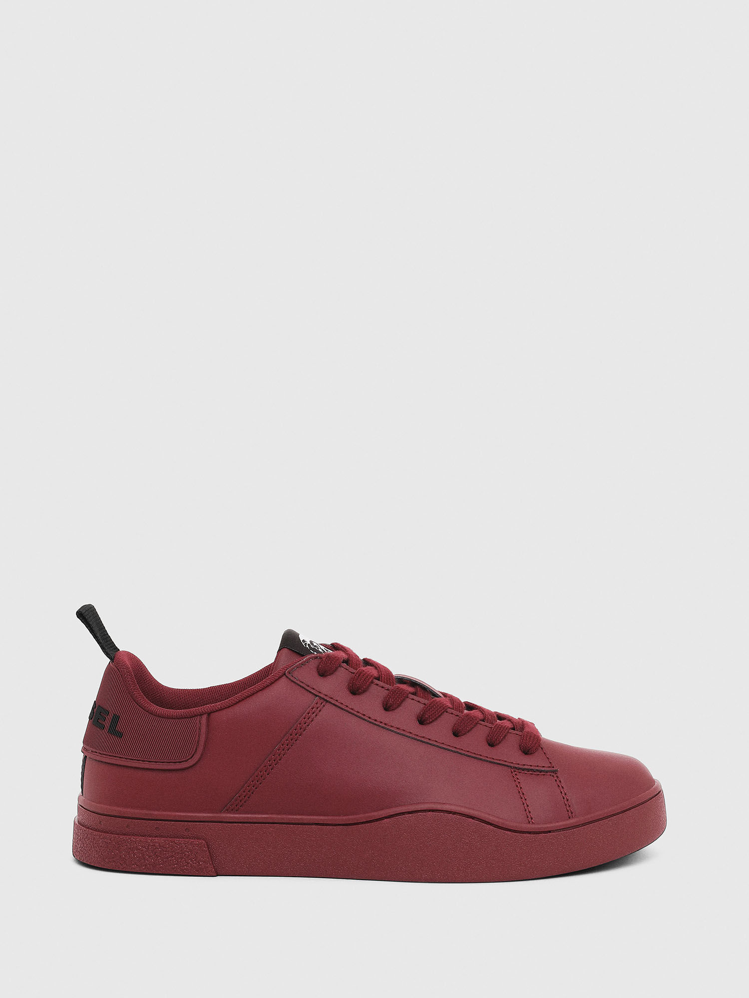 diesel leather sneakers