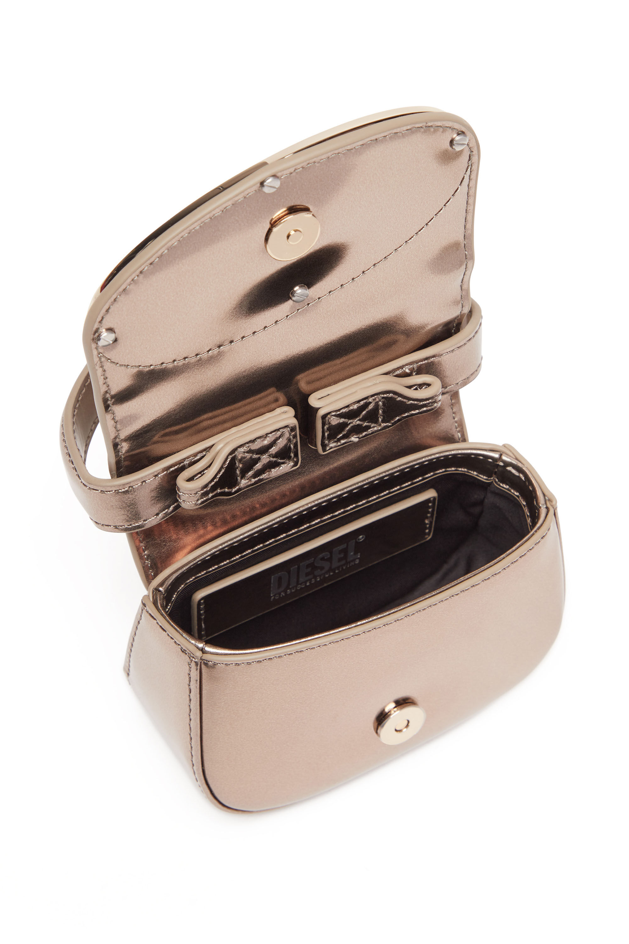 1DR-XS-S Woman: Mini bag in mirrored leather | Diesel