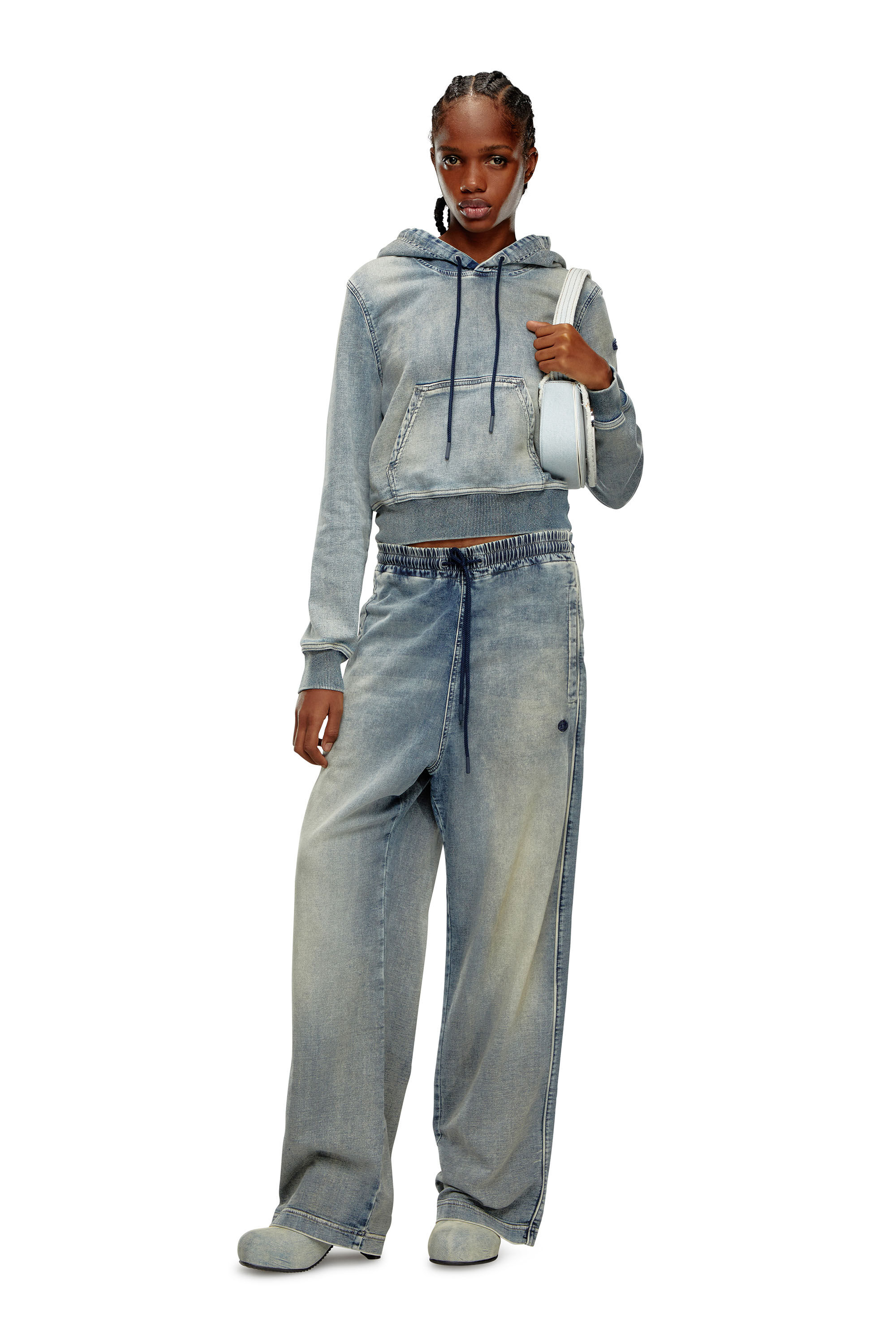 D-Martians Track Denim Straight Joggjeans® 09D01