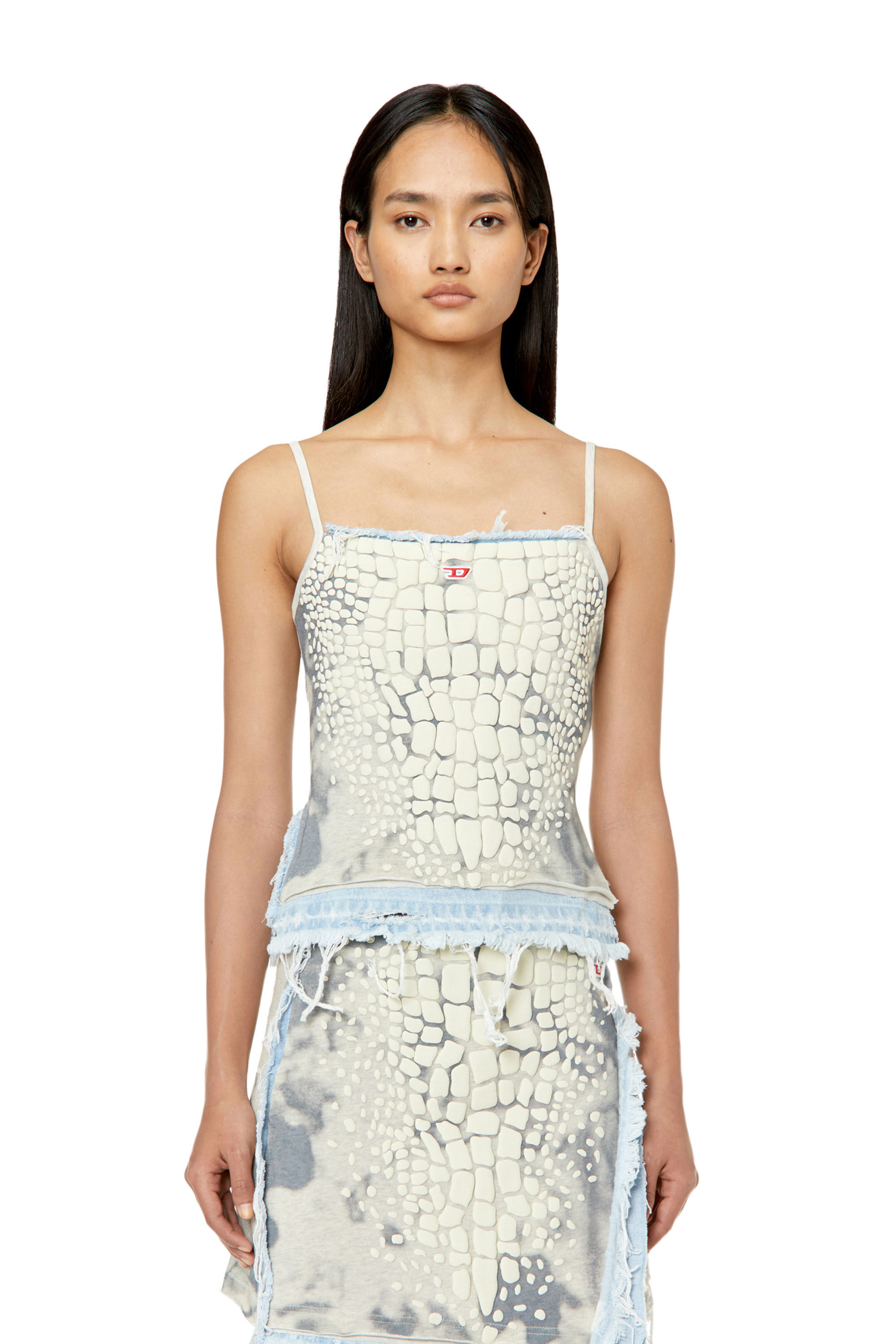 tシャツ Lace Docking Puff Sleeve T レディース SLY | FRONT BUTTON LACE PUFF トップス (シャツ・ブラウス