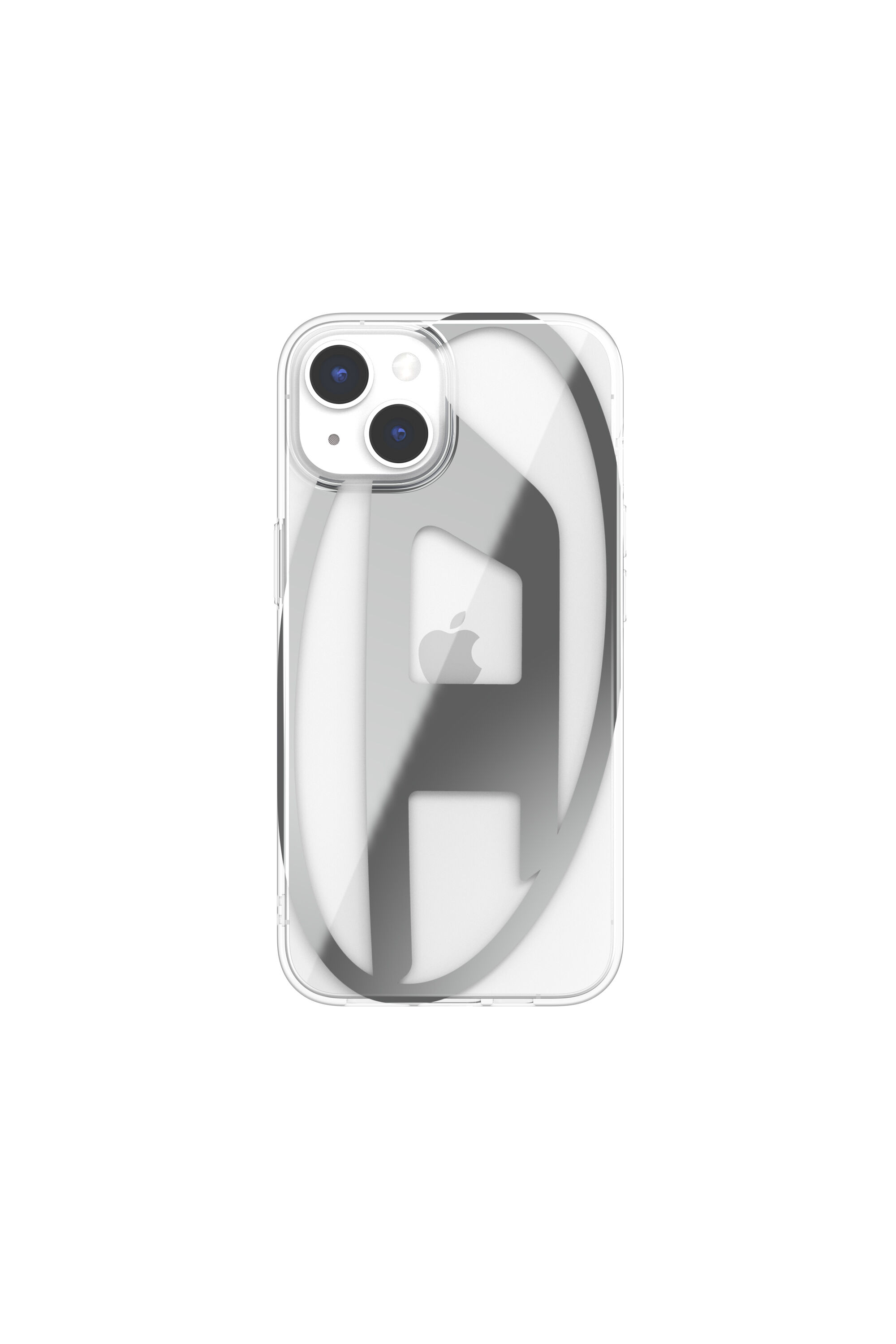 Women's Clear case oval D for iPhone 14 | White | Diesel